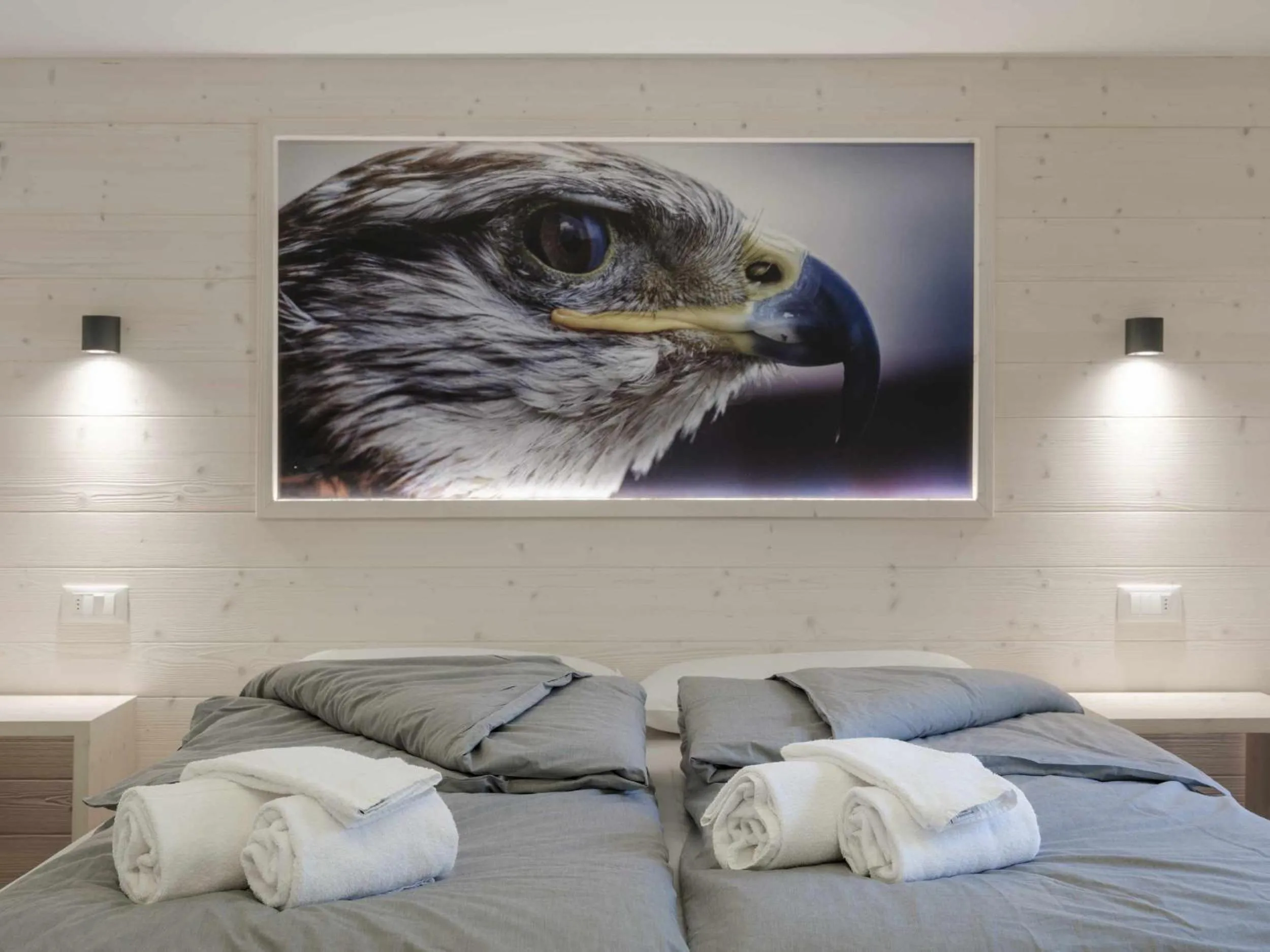 Bedroom, Bed in Hotel Garnì Alta Valle