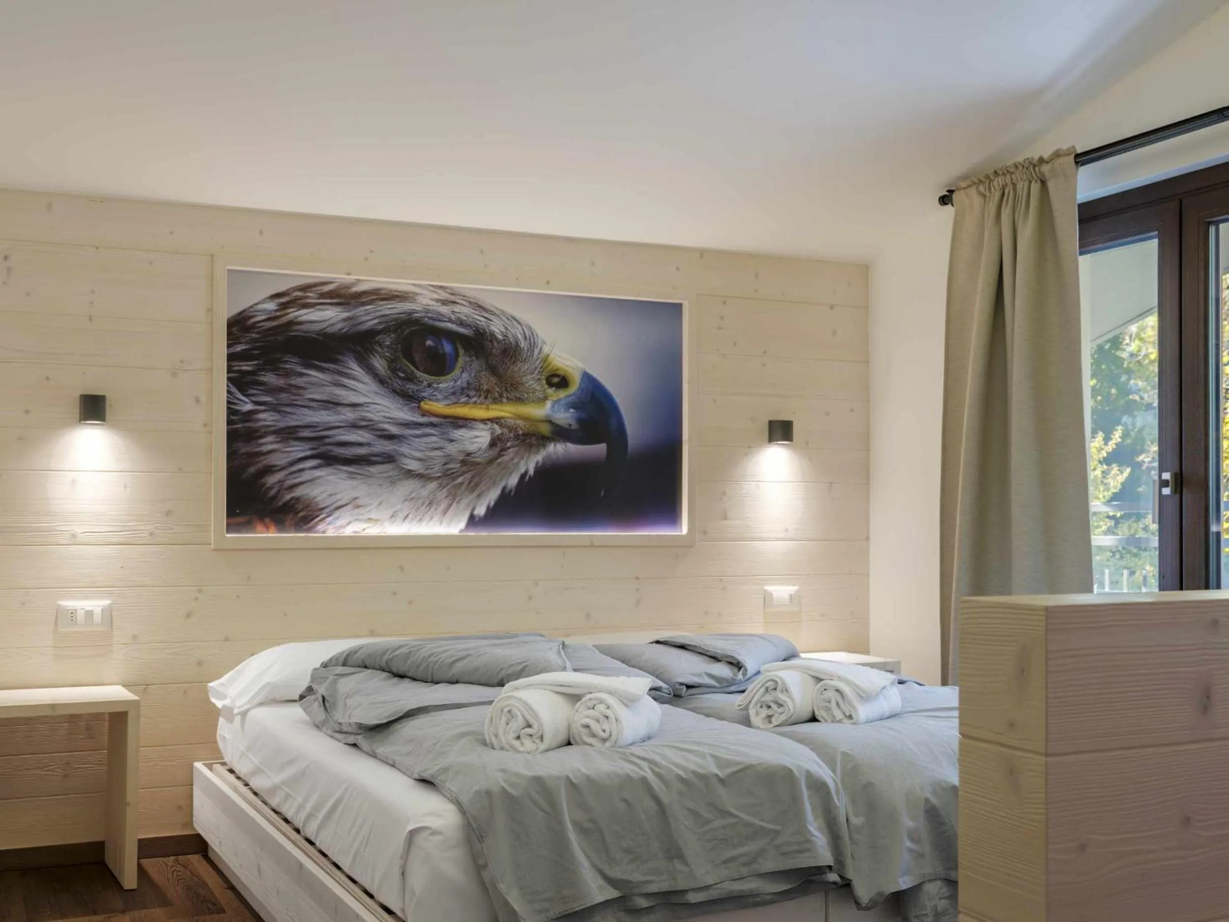 Bedroom, Bed in Hotel Garnì Alta Valle