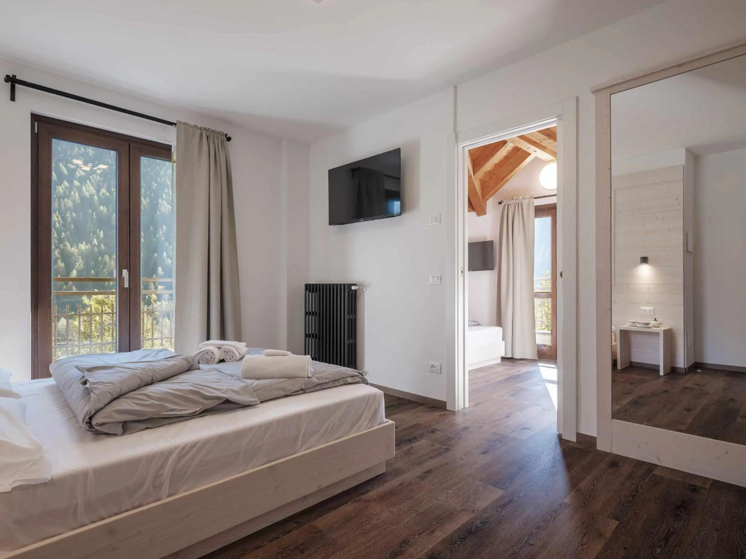Bedroom, Bed in Hotel Garnì Alta Valle