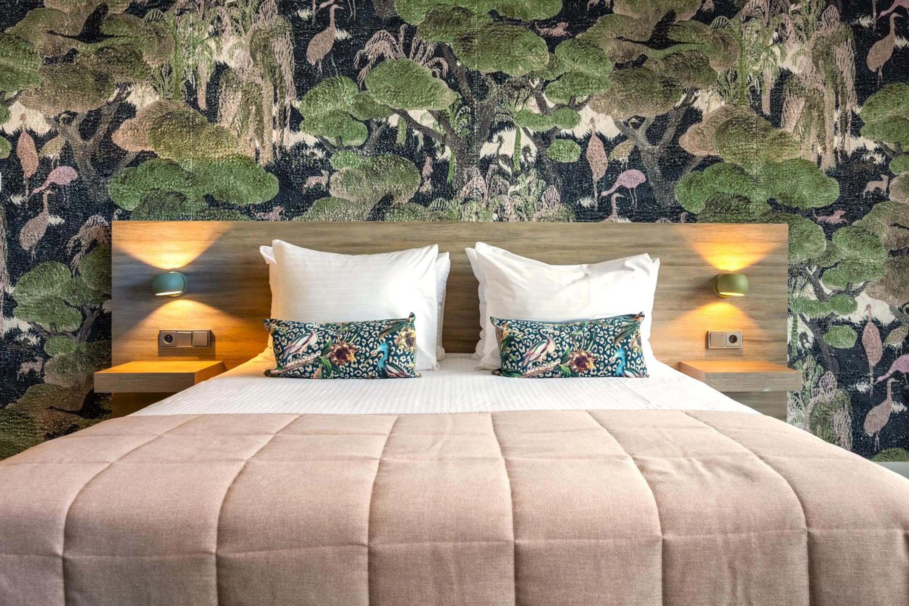 Bed in Van der Valk Hotel Brussels Airport