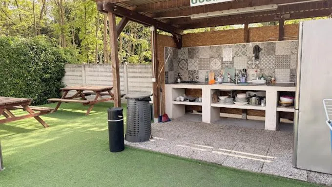 Communal kitchen in Camping Serenissima