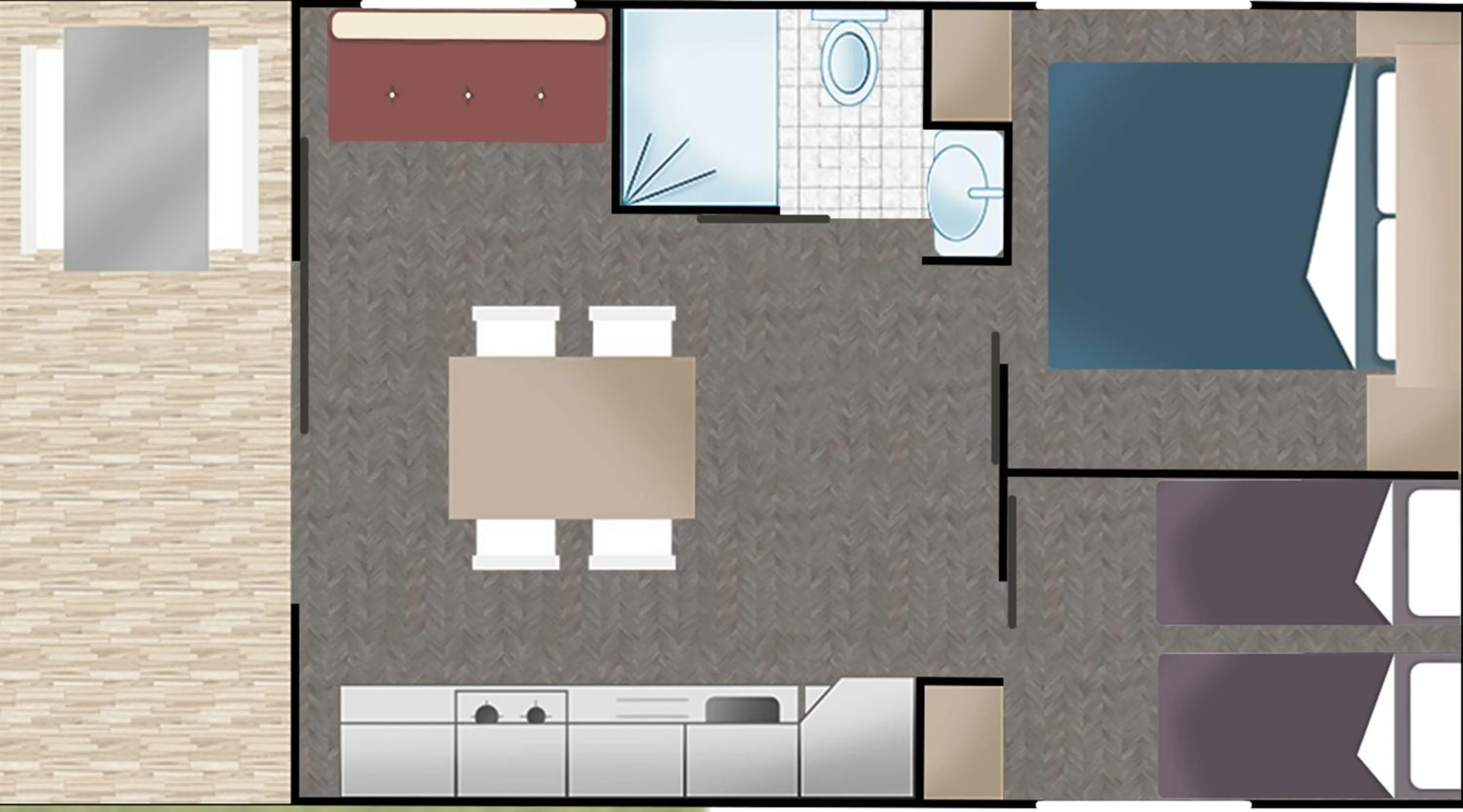 Floor plan in Camping Serenissima
