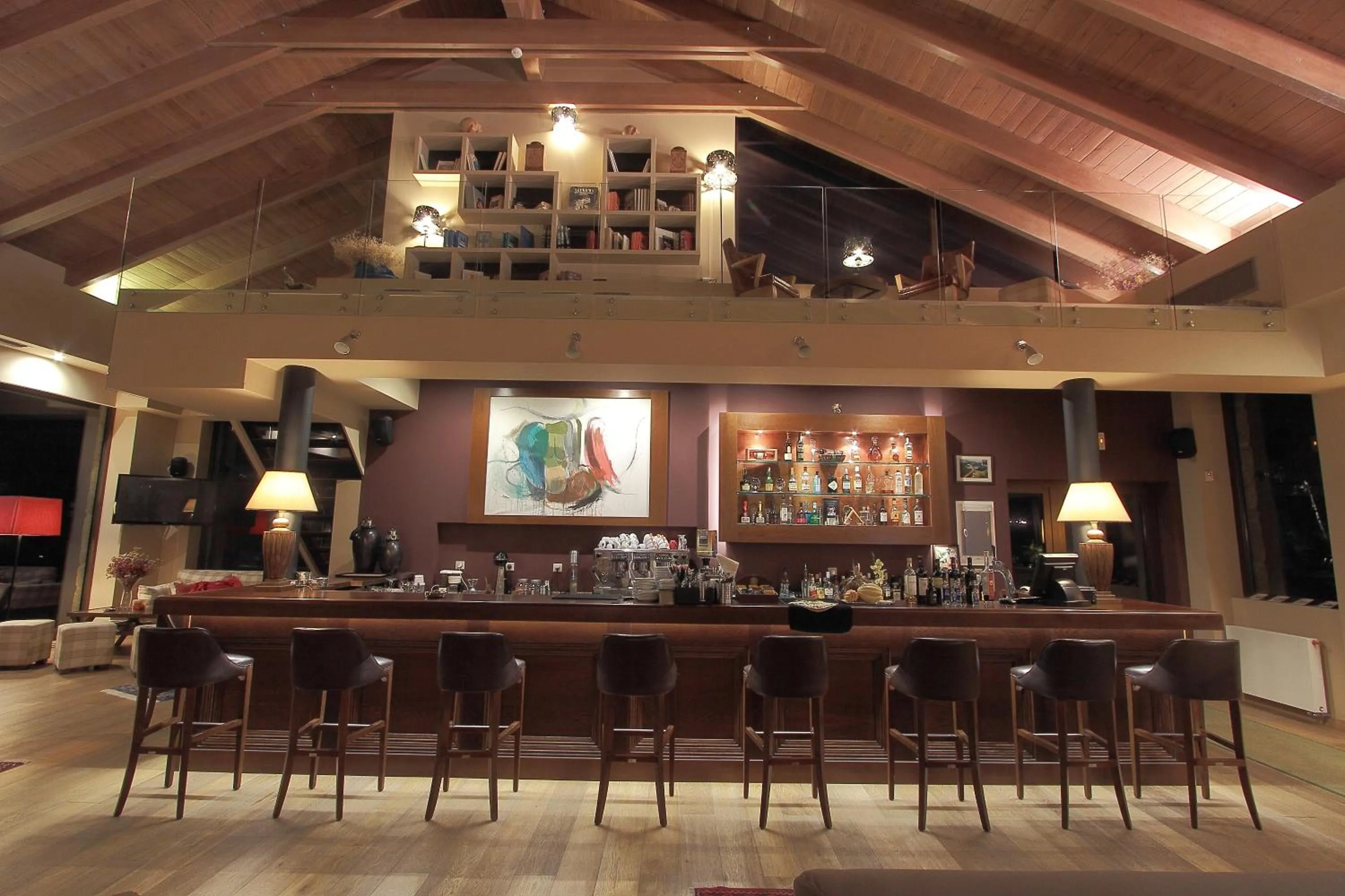 Lounge or bar in Orizontes Tzoumerkon Hotel Resort