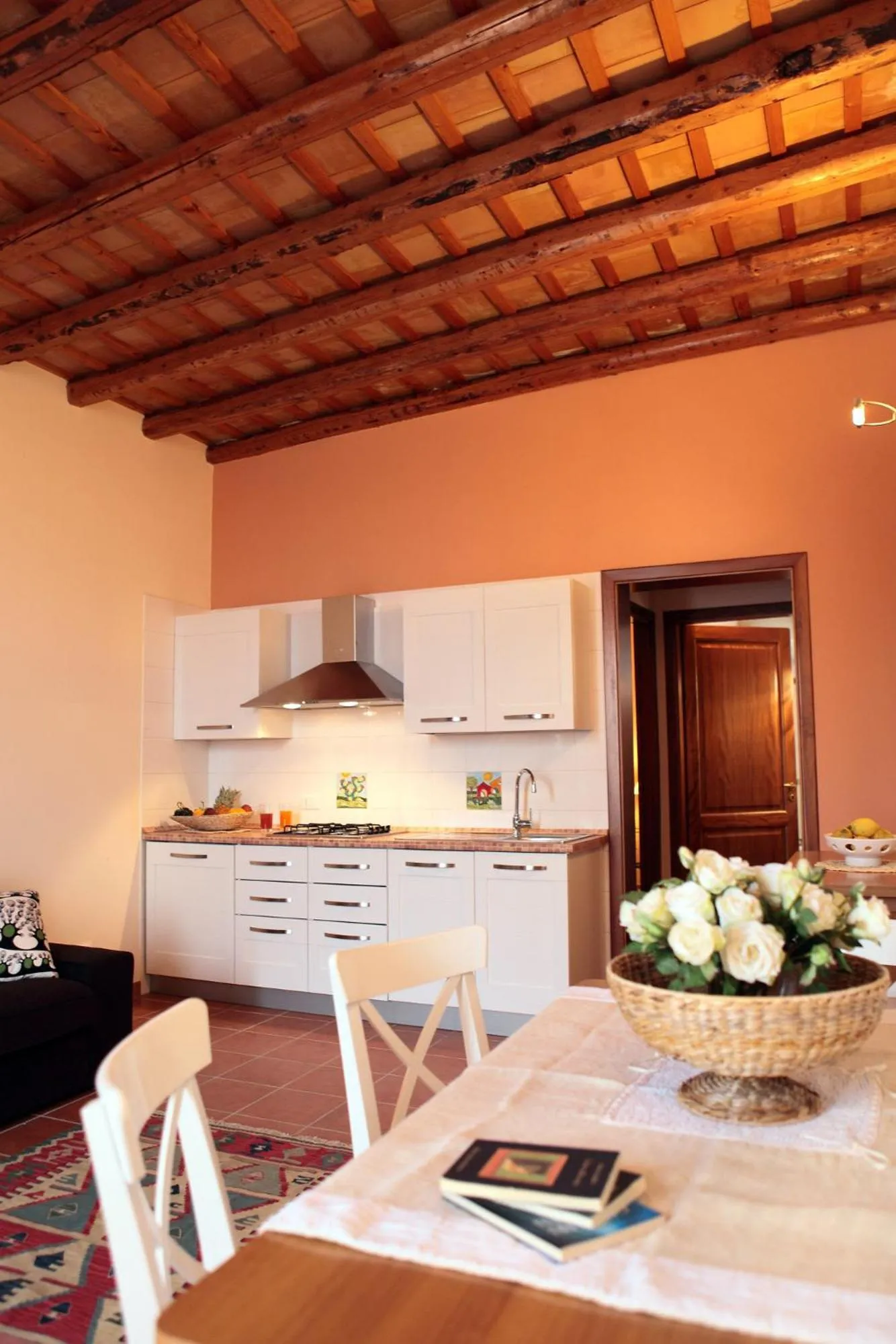 Dining area in Palazzo Ossuna