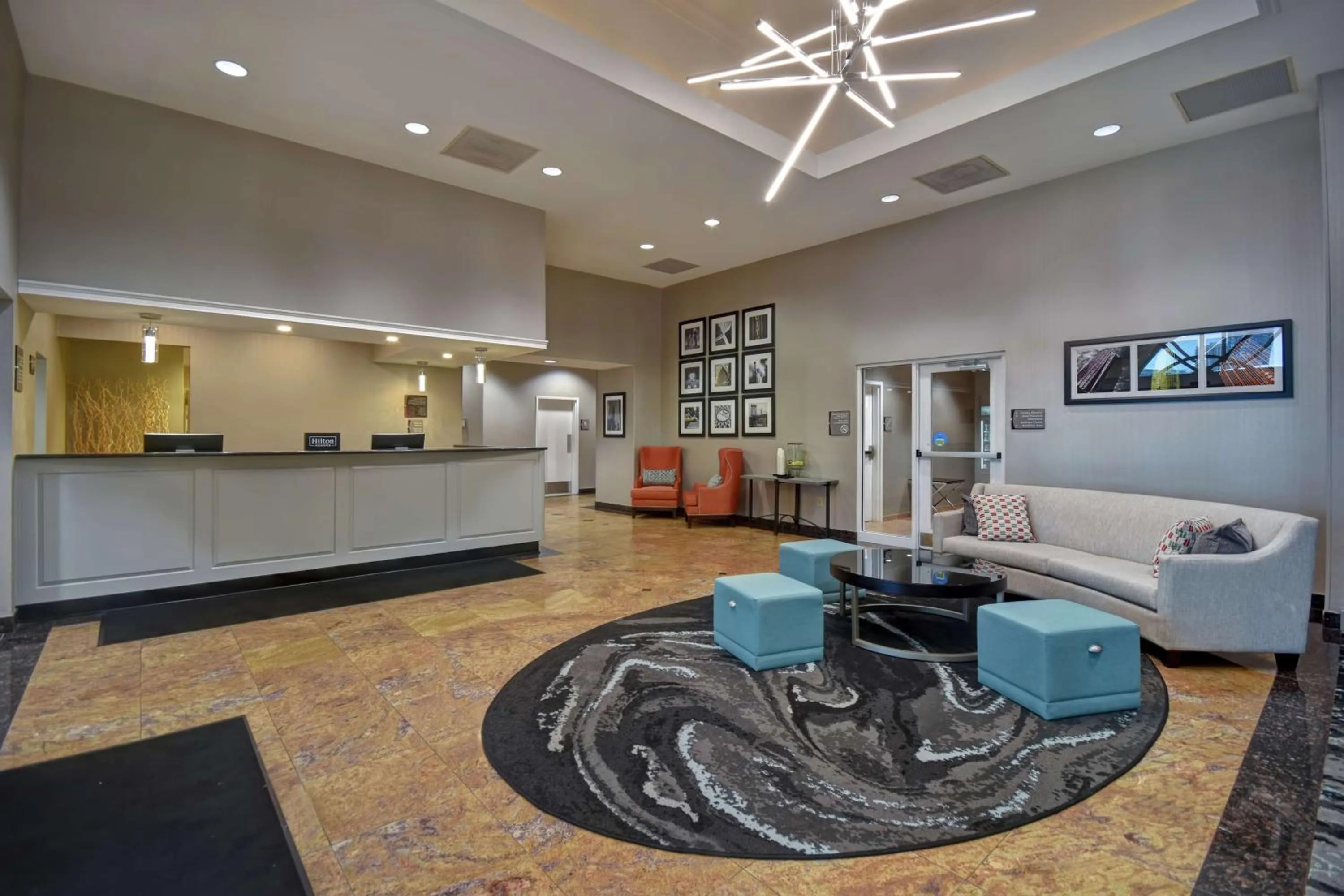 Lobby or reception in Homewood Suites by Hilton Edgewater-NYC Area