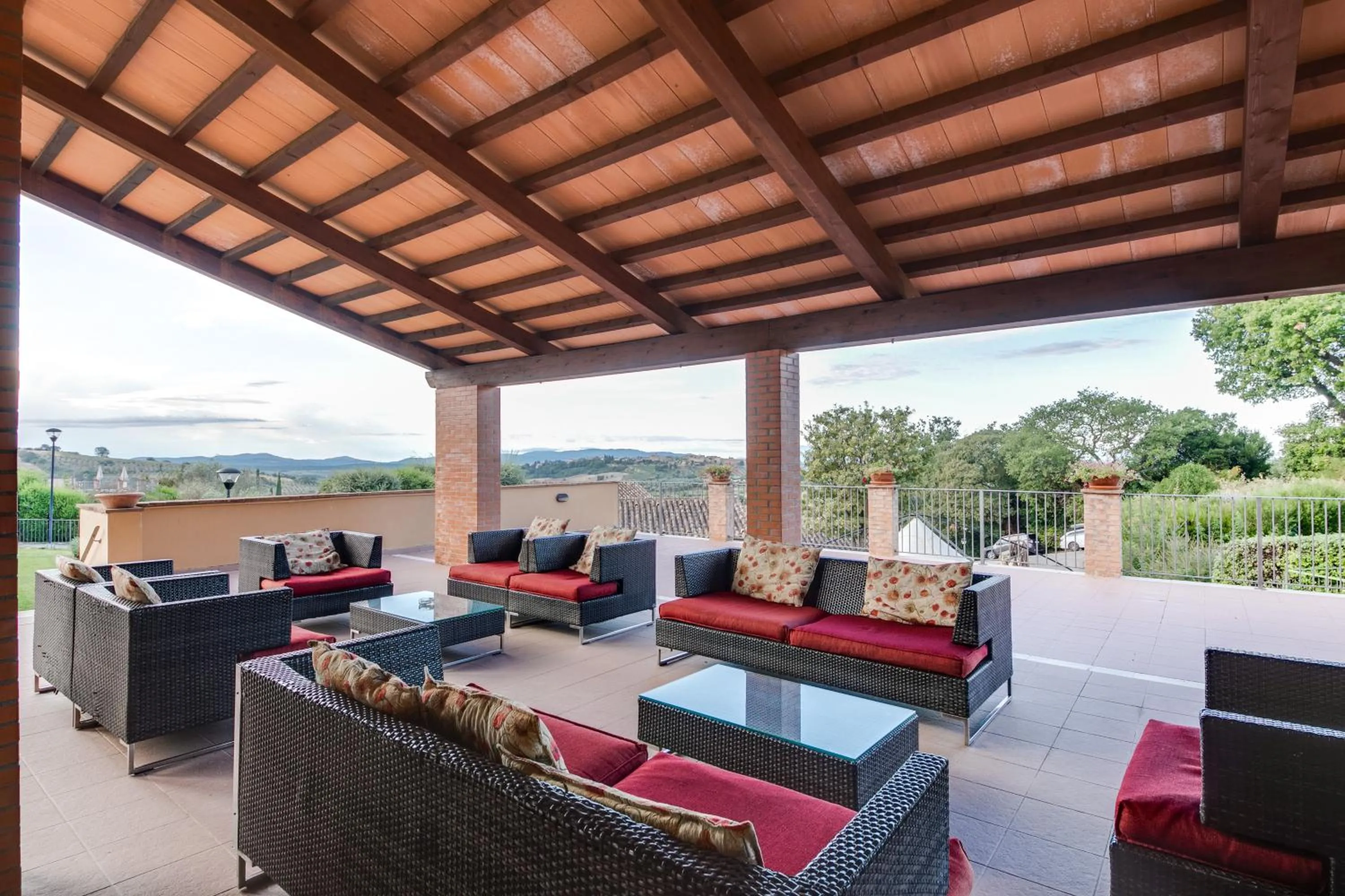 Communal lounge/ TV room in Borgo Magliano Resort