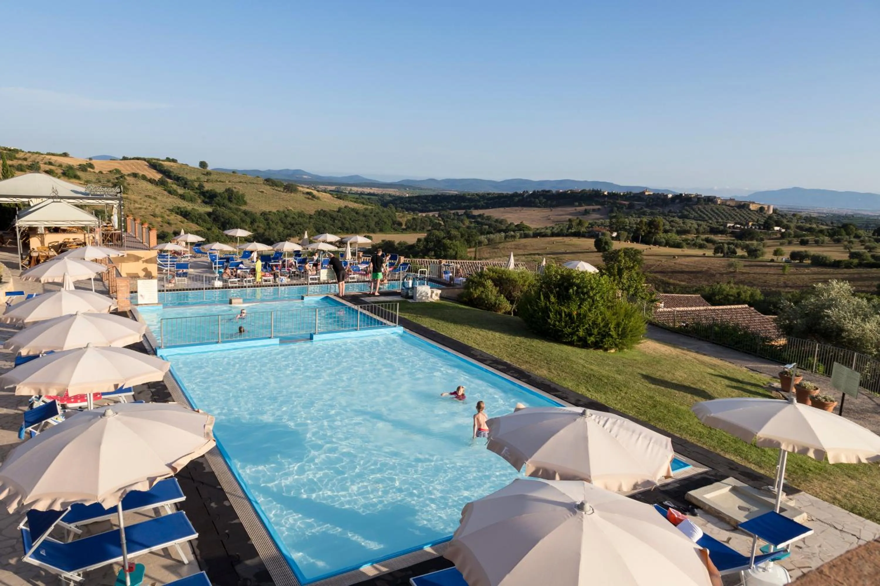 Pool view in Borgo Magliano Resort
