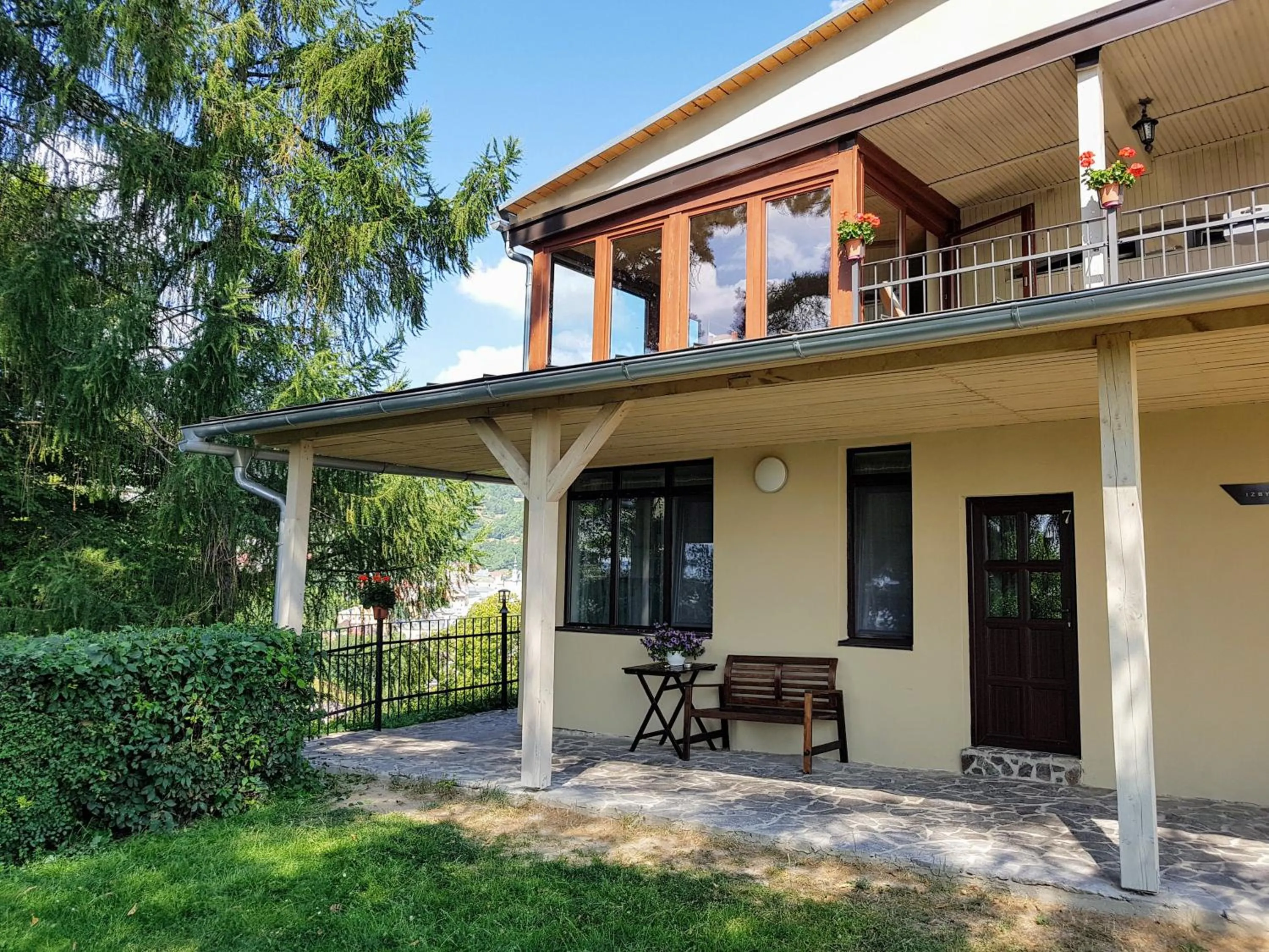 Balcony/Terrace in Penzion na Kopci