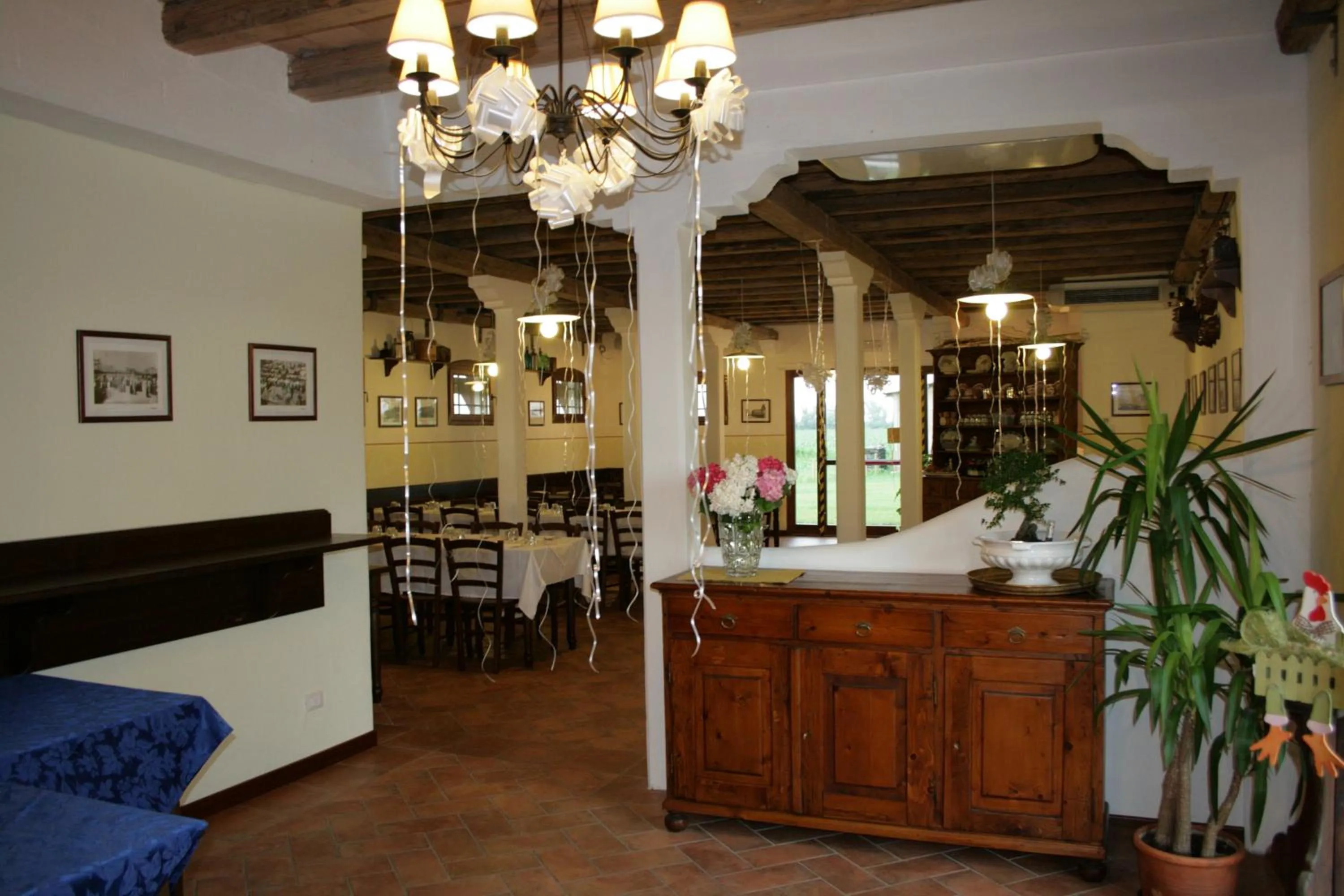 Decorative detail in Locanda Antico Fighèr