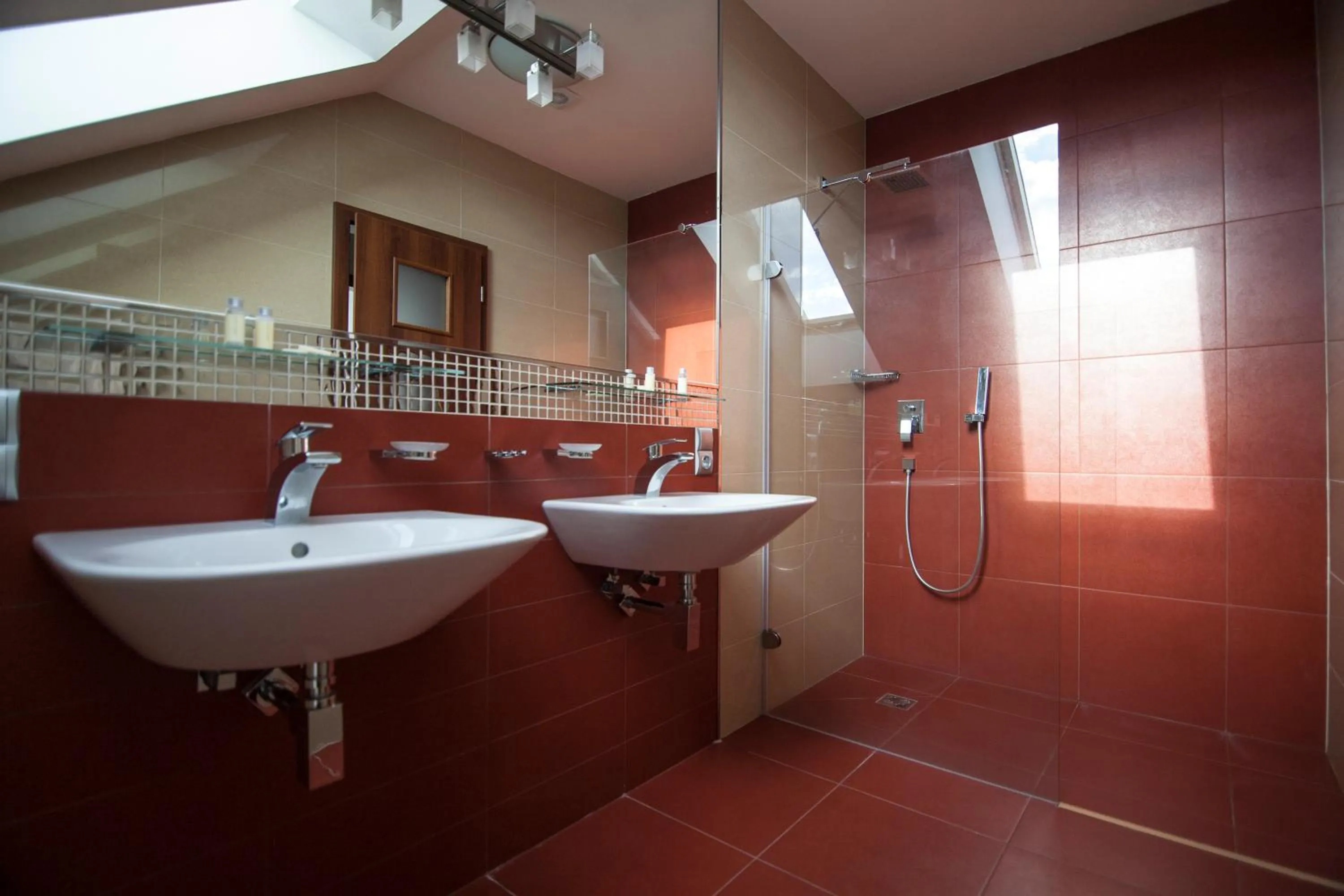 Bathroom in Hotel Krušnohorský Dvůr