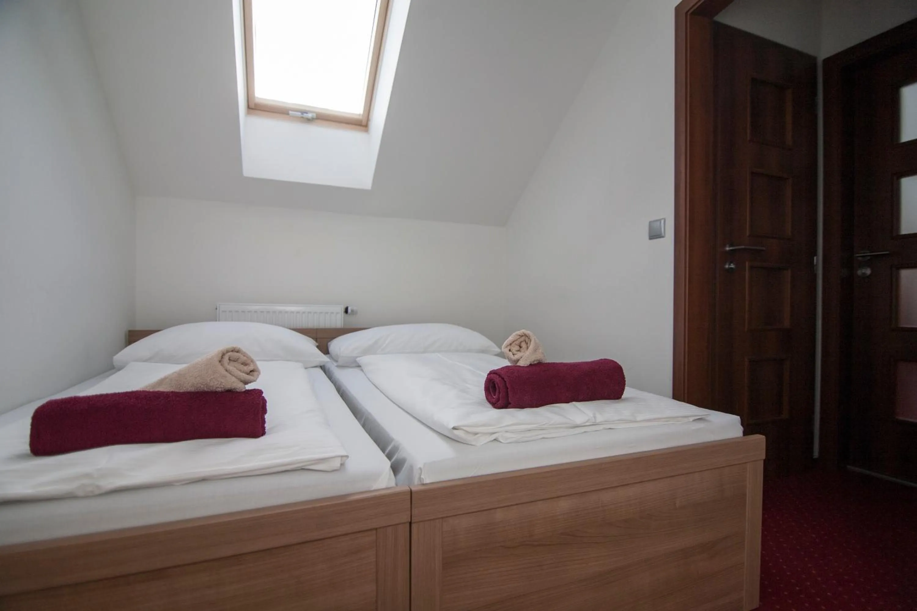 Bed in Hotel Krušnohorský Dvůr