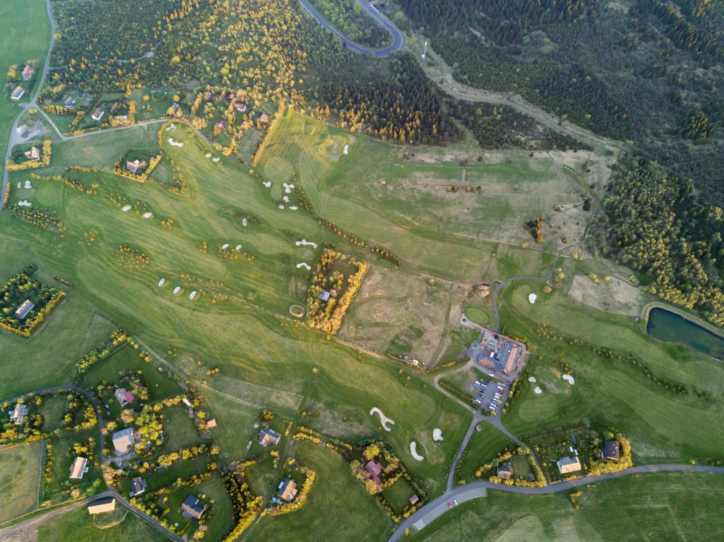 Bird's eye view in Hotel Krušnohorský Dvůr
