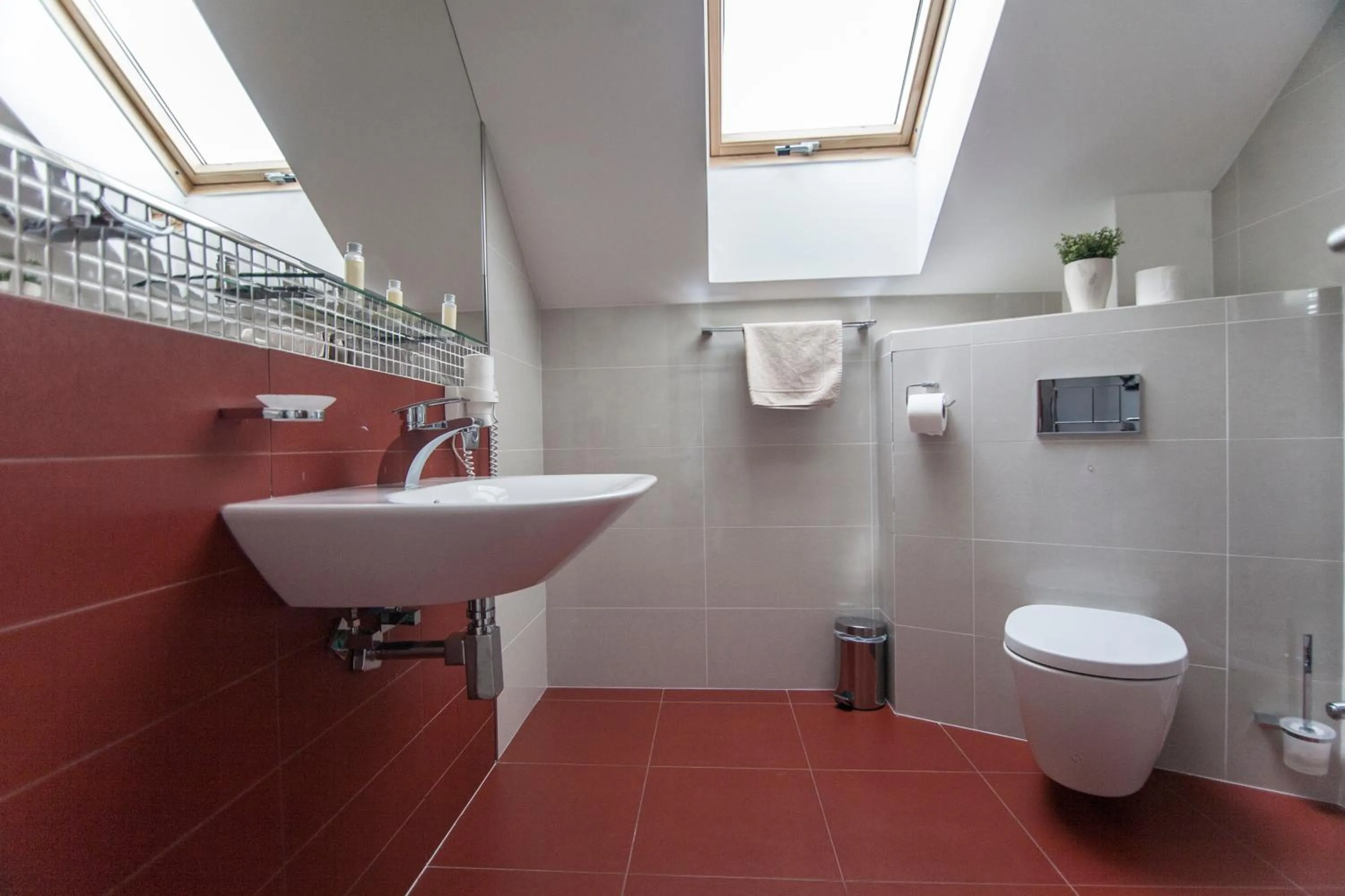 Bathroom in Hotel Krušnohorský Dvůr
