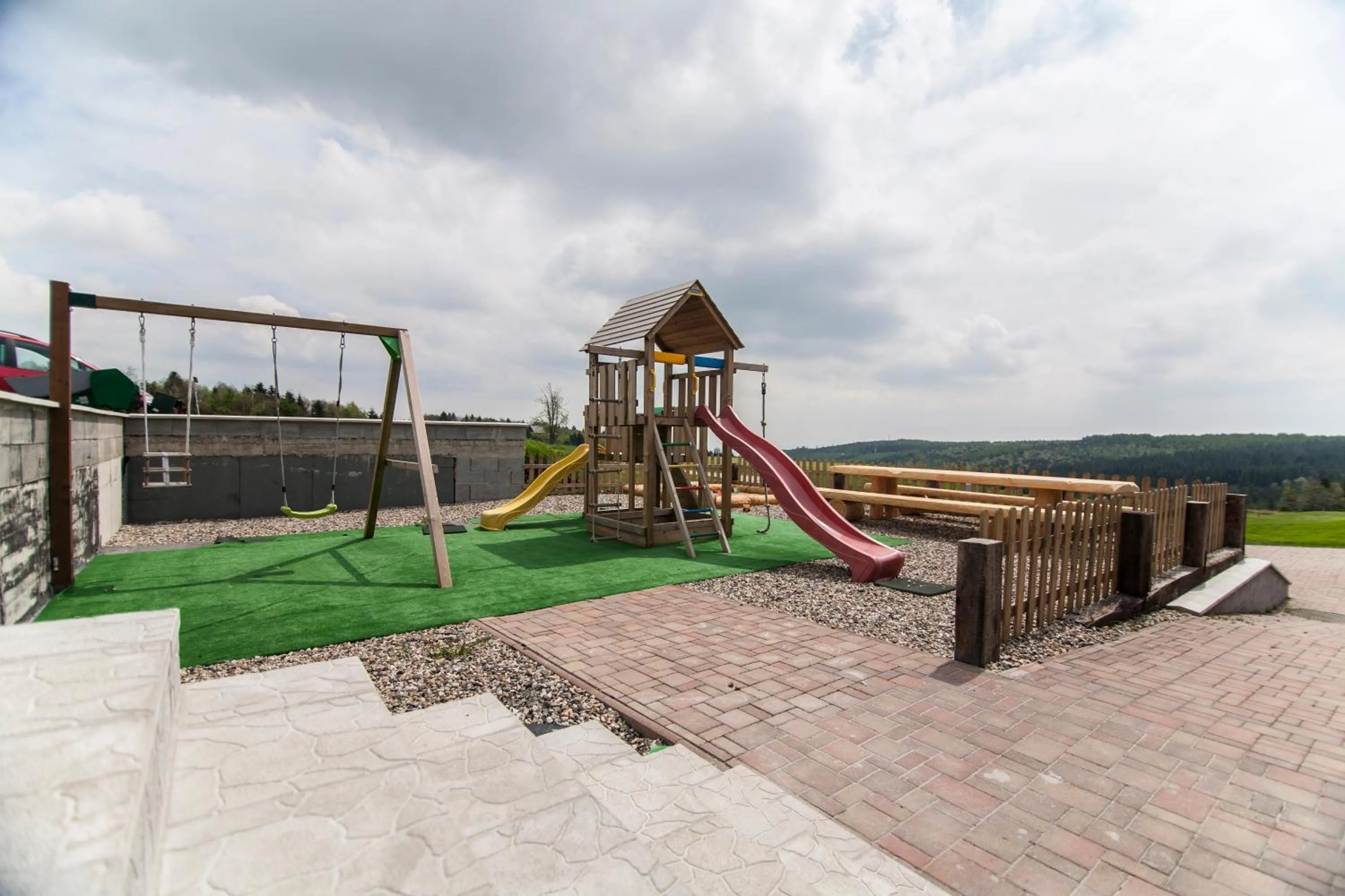 Children play ground in Hotel Krušnohorský Dvůr