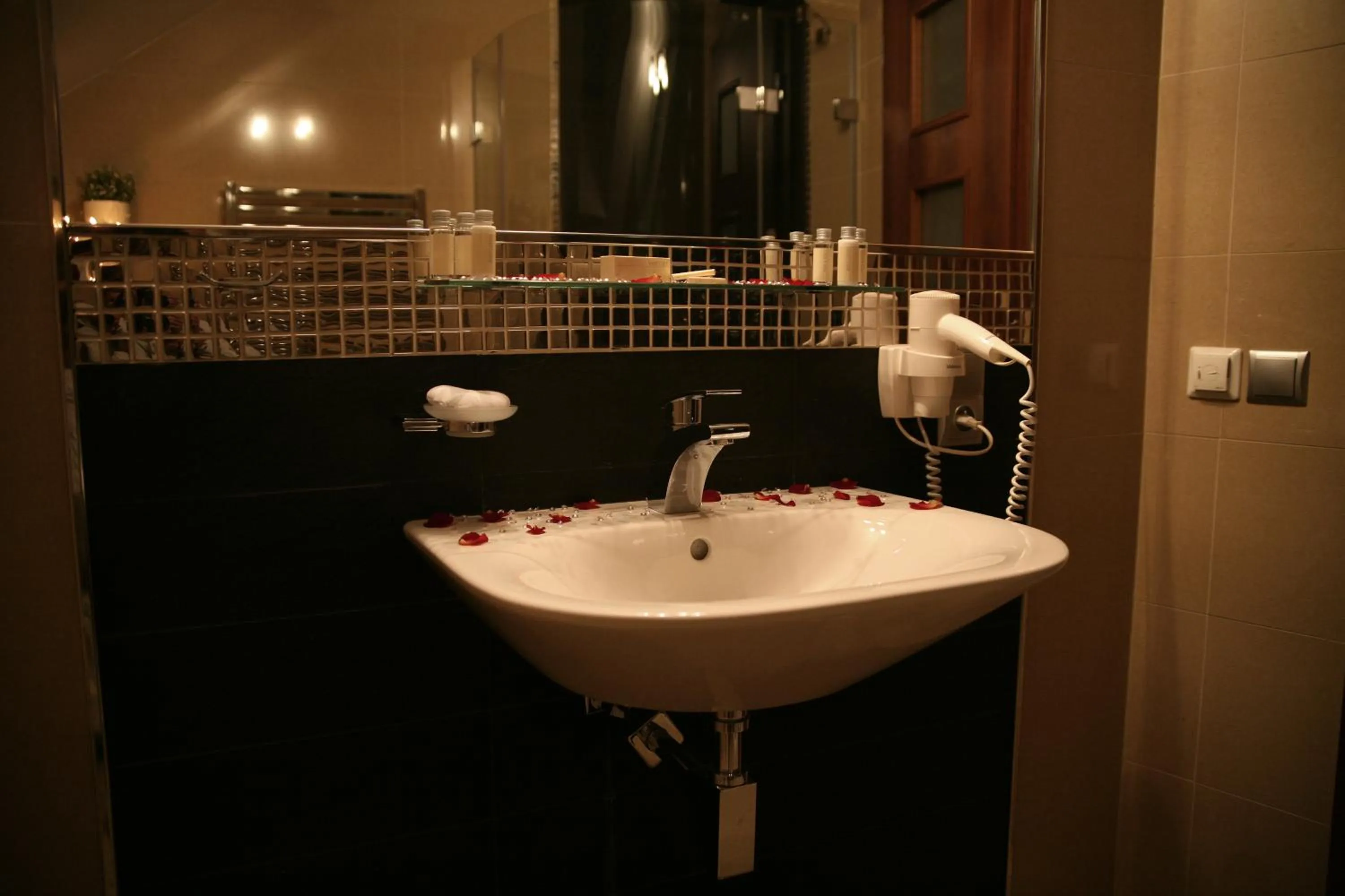 Bathroom in Hotel Krušnohorský Dvůr