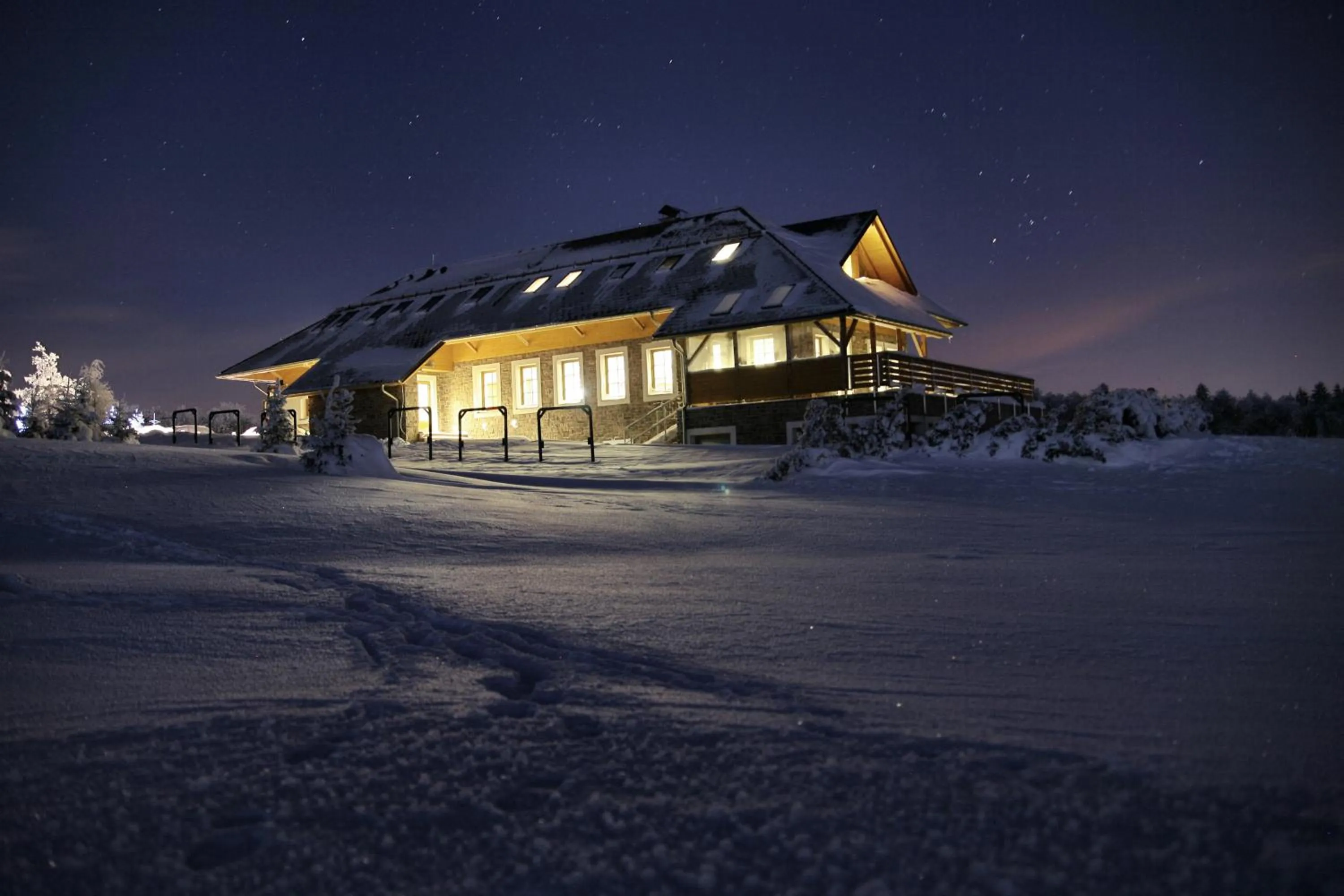 Winter in Hotel Krušnohorský Dvůr