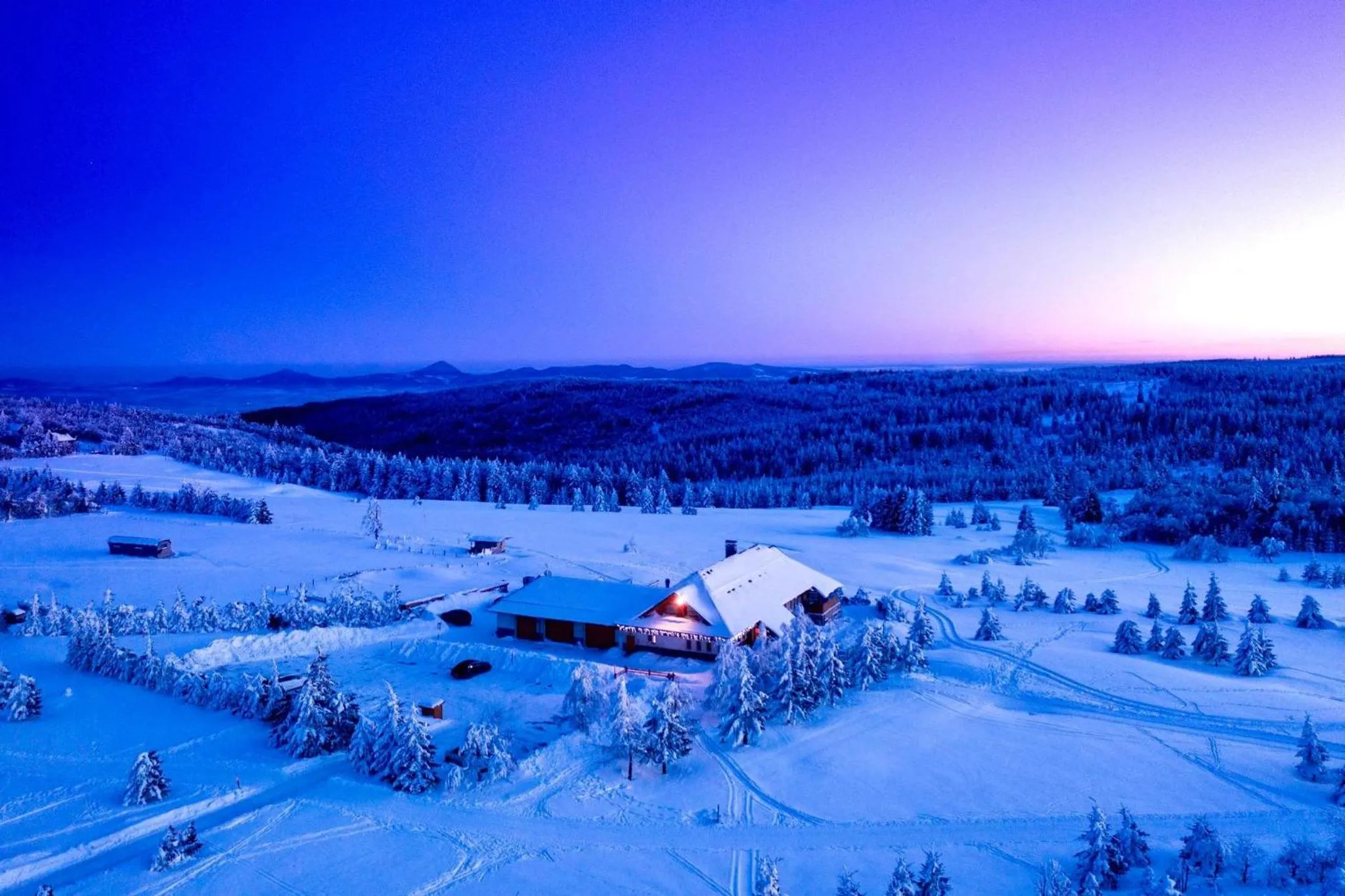 Natural landscape in Hotel Krušnohorský Dvůr
