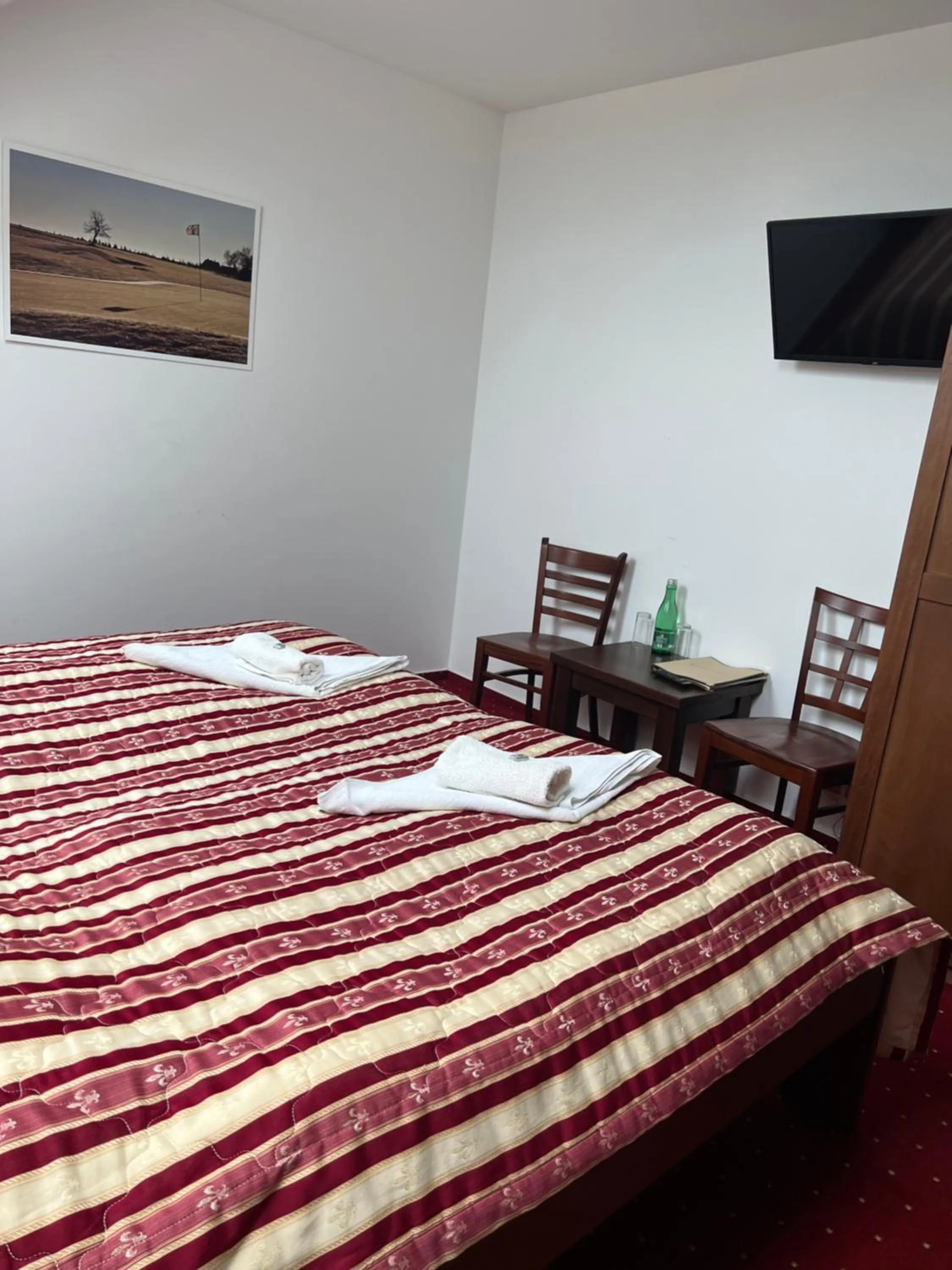 Bed in Hotel Krušnohorský Dvůr