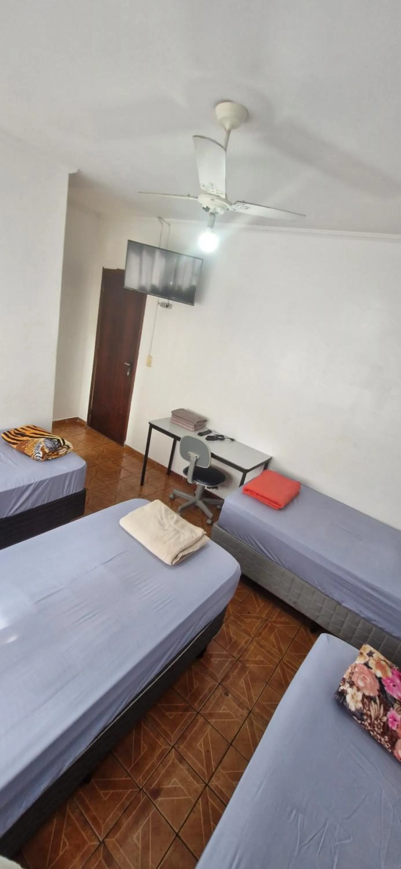 Bed in Hotel Pousada Liberdade