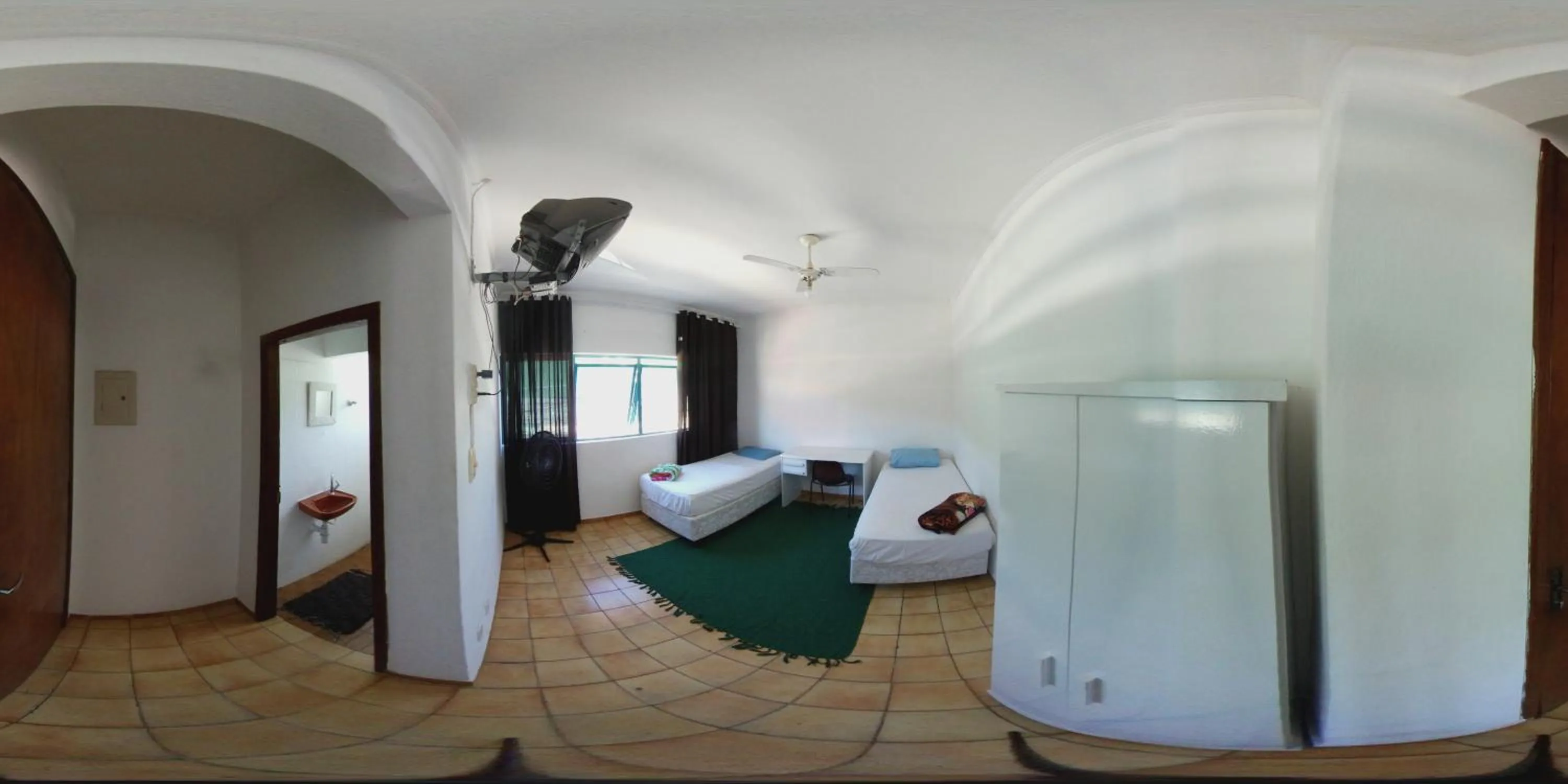 Bed in Hotel Pousada Liberdade