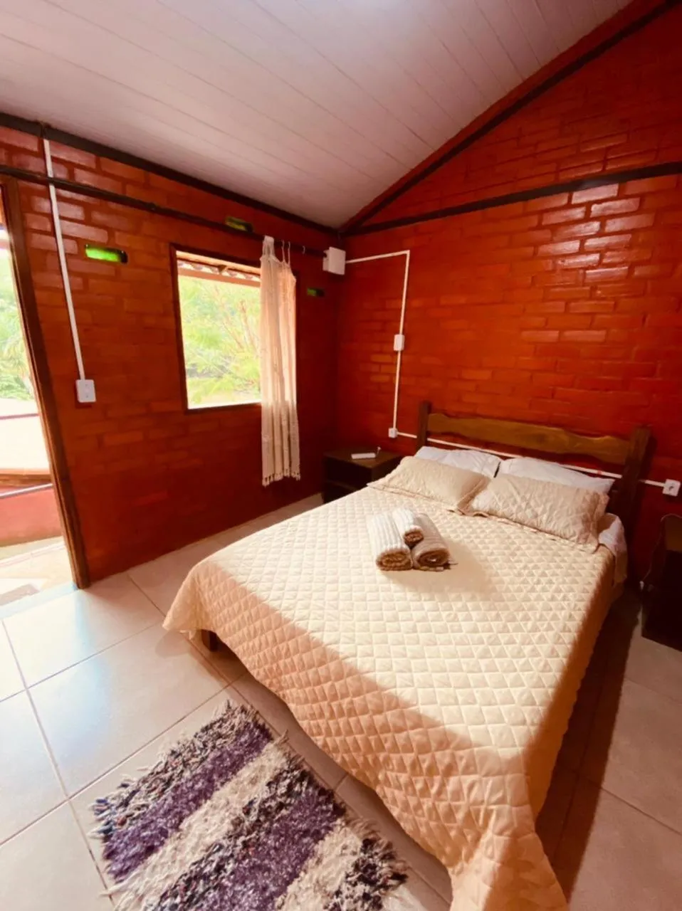 Photo of the whole room, Bed in Pousada, Camping e Restaurante do Sô Ito