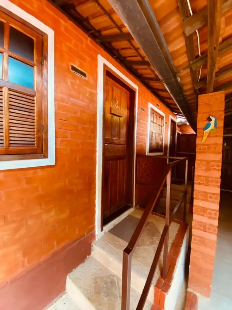 Quadruple Room with Garden View in Pousada, Camping e Restaurante do Sô Ito Quadruple Room with Garden View in Pousada, Camping e Restaurante do Sô Ito