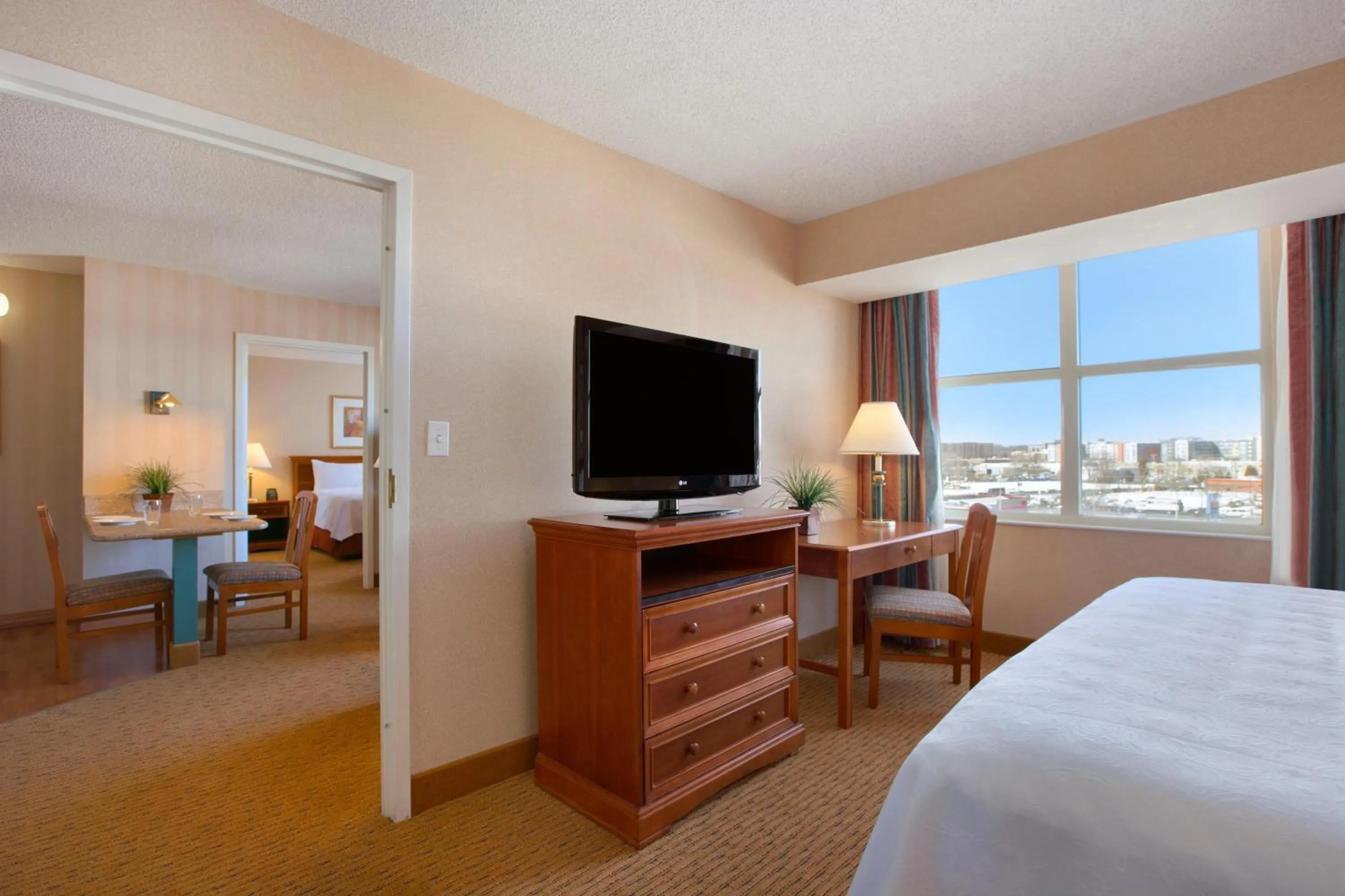 Bedroom, Bed in Homewood Suites by Hilton Falls Church