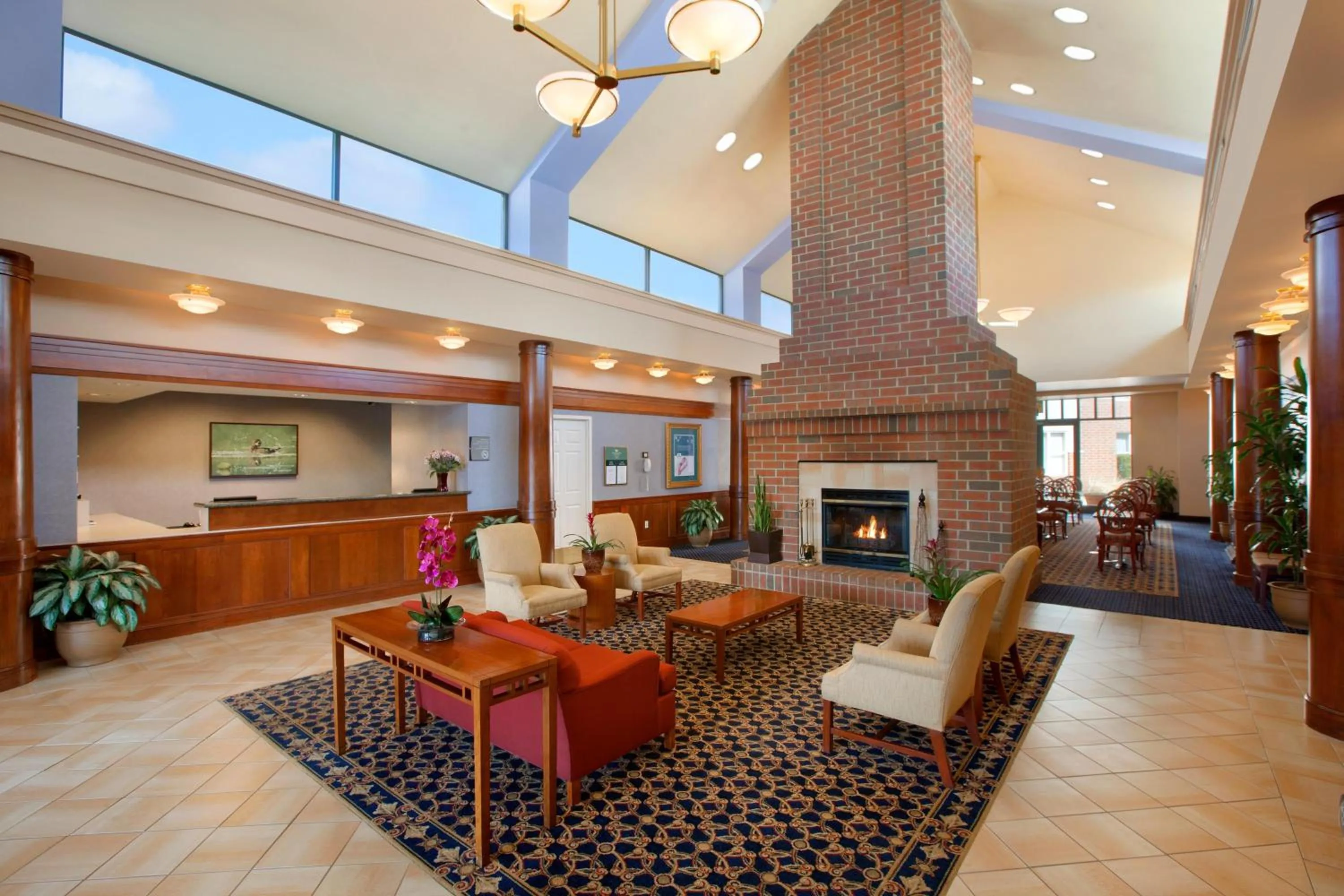 Lobby or reception in Homewood Suites by Hilton Falls Church