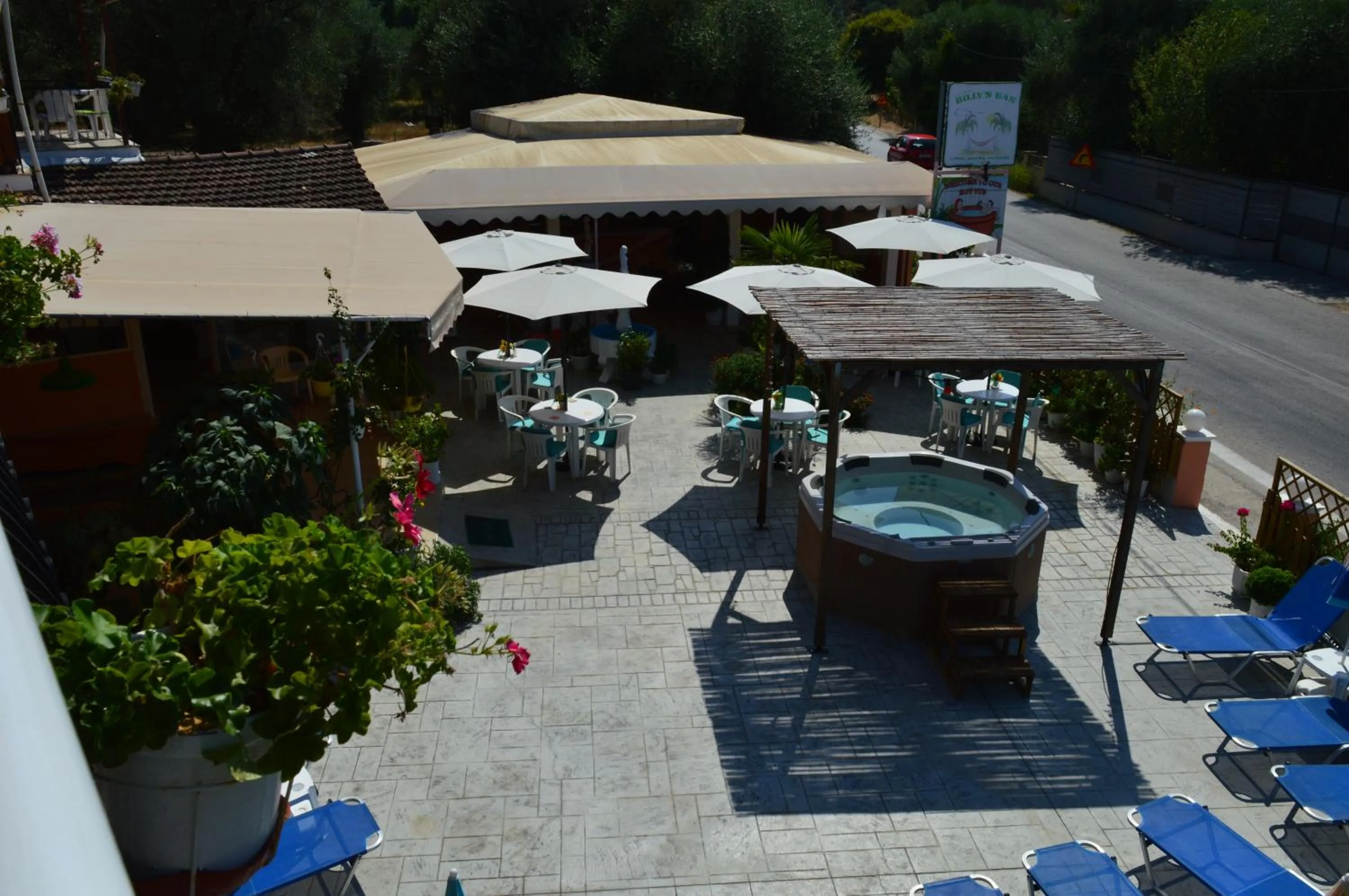 Patio in Billy's Rooms