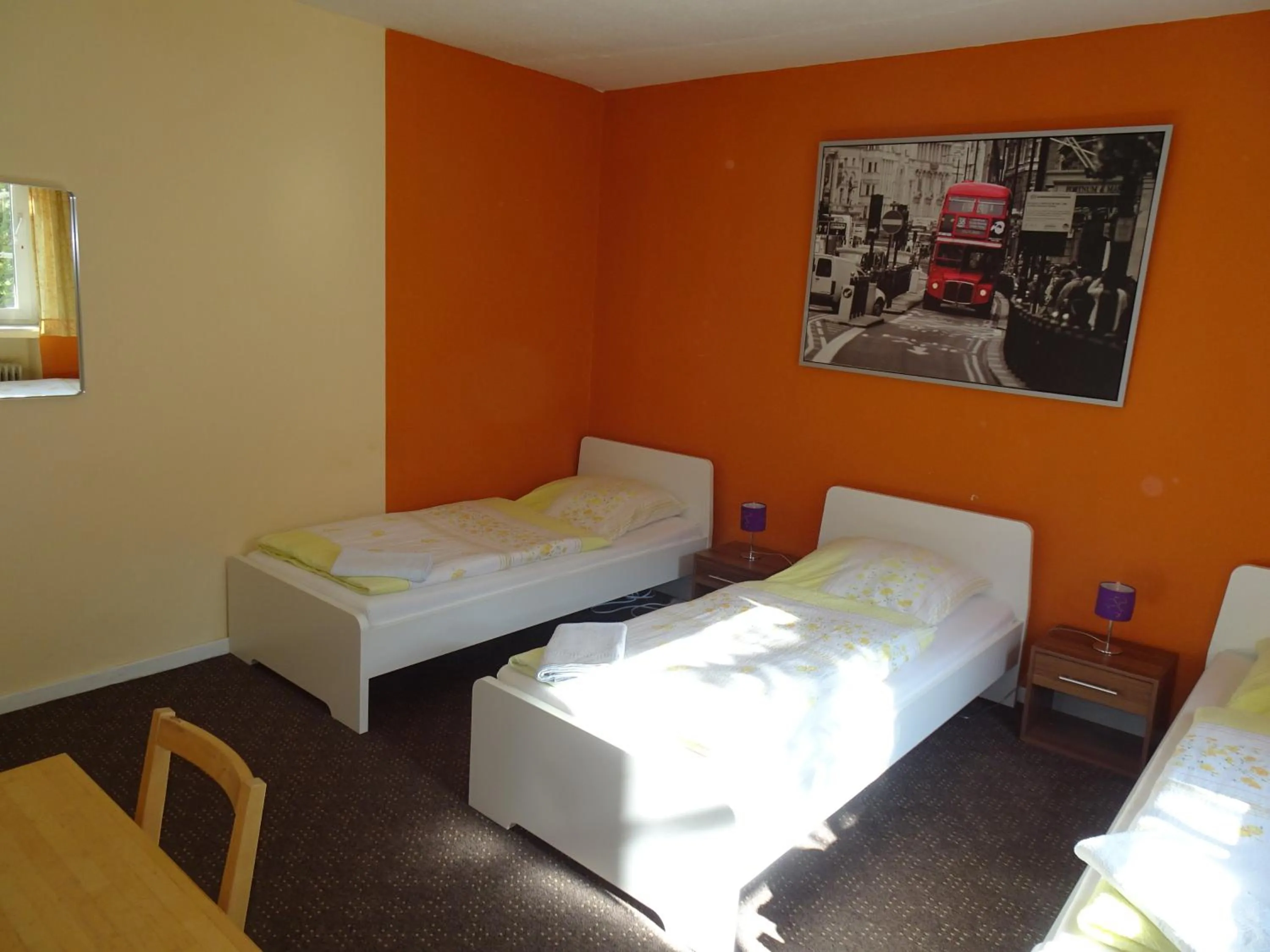 Photo of the whole room, Bed in Gästehaus Grupello