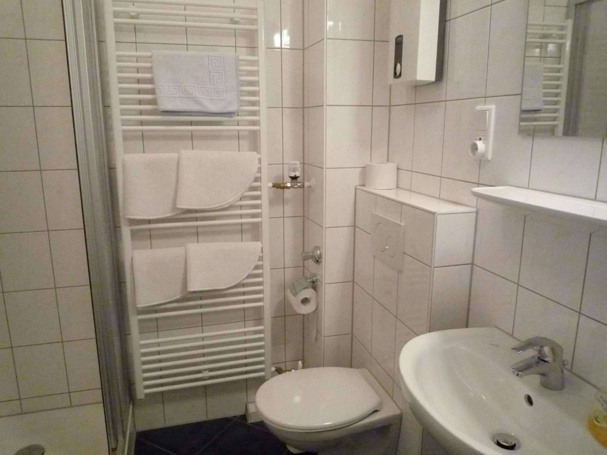 Bathroom in Gästehaus Grupello