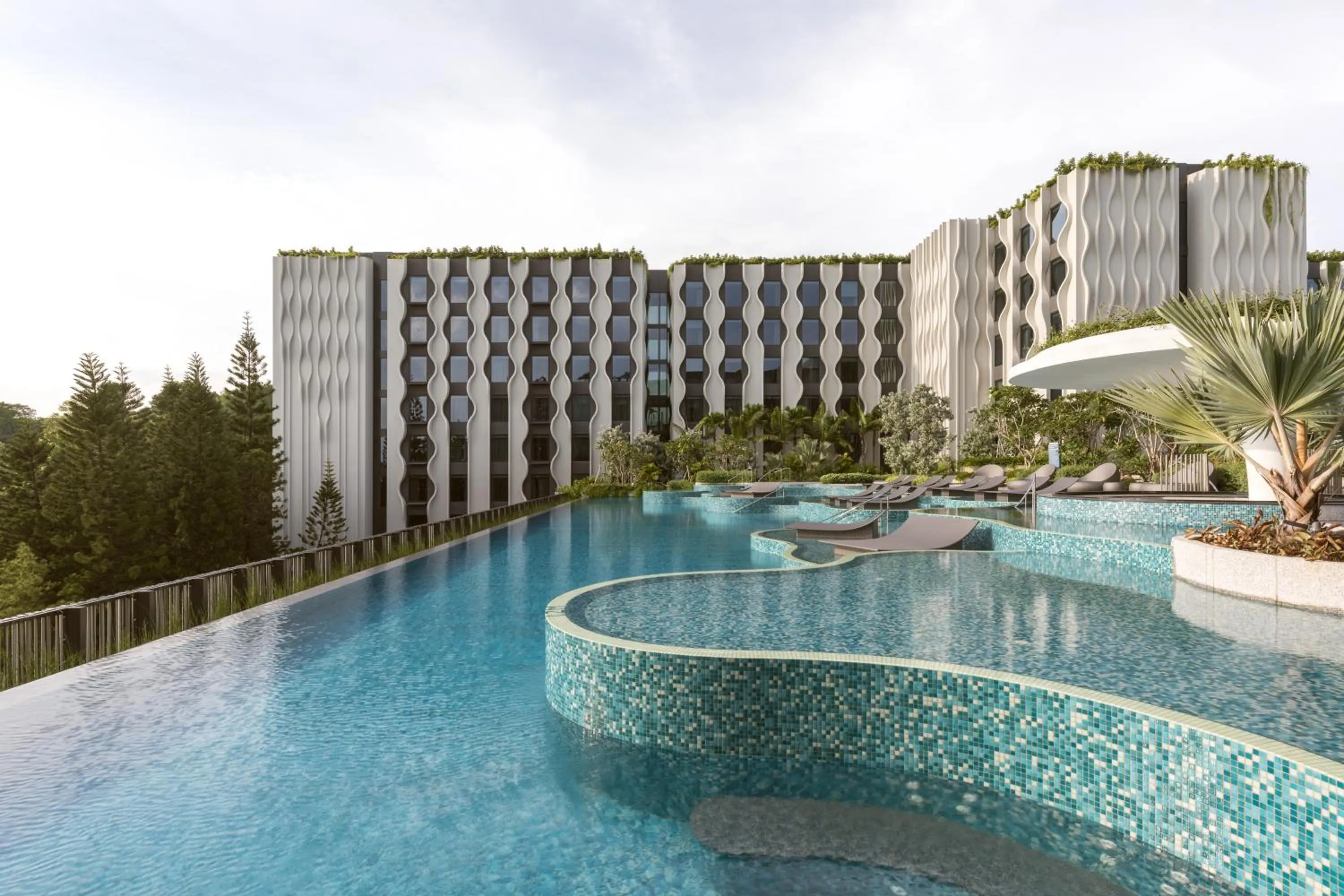 Swimming pool in Village Hotel Sentosa by Far East Hospitality