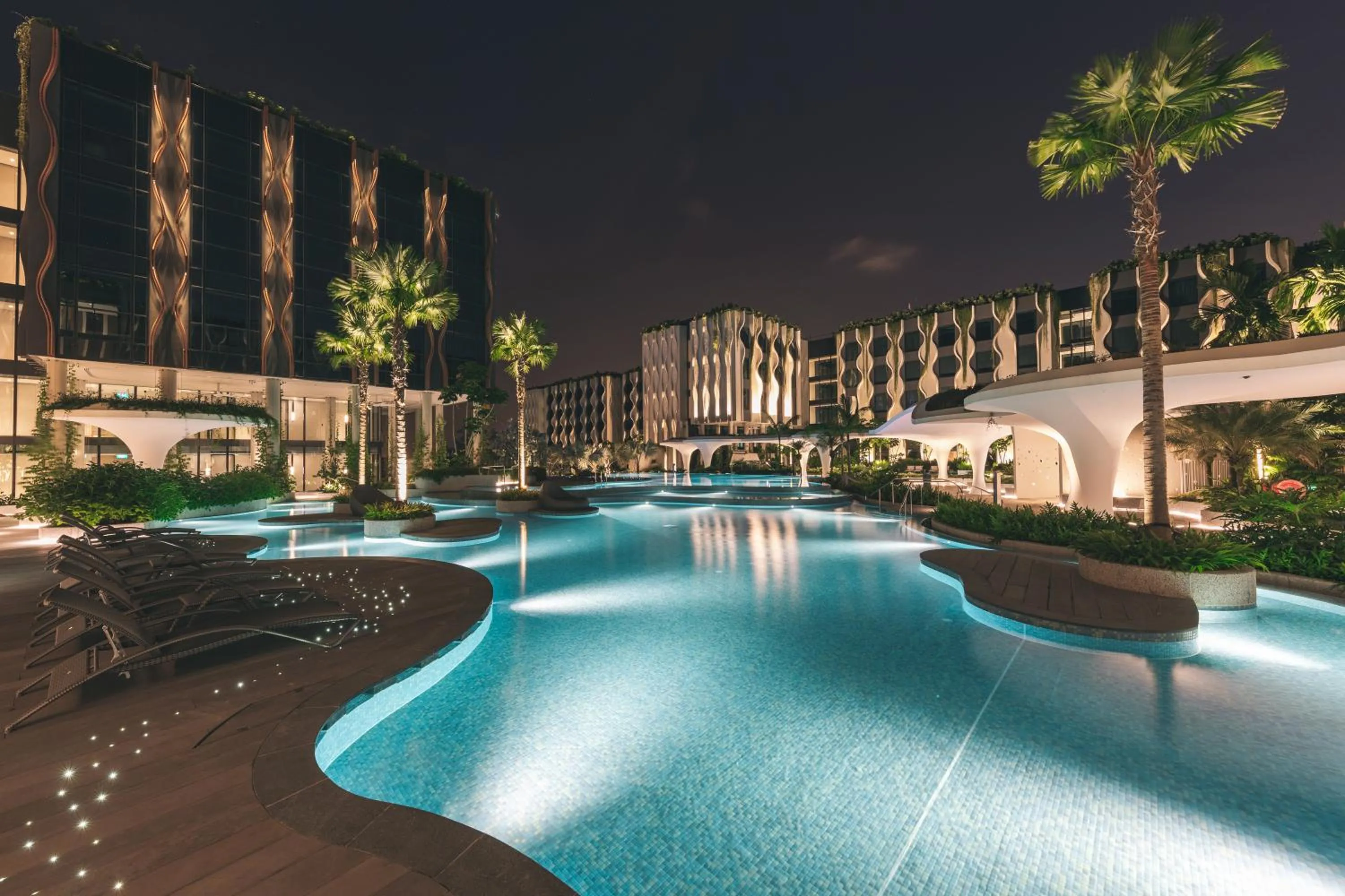 Swimming pool in Village Hotel Sentosa by Far East Hospitality