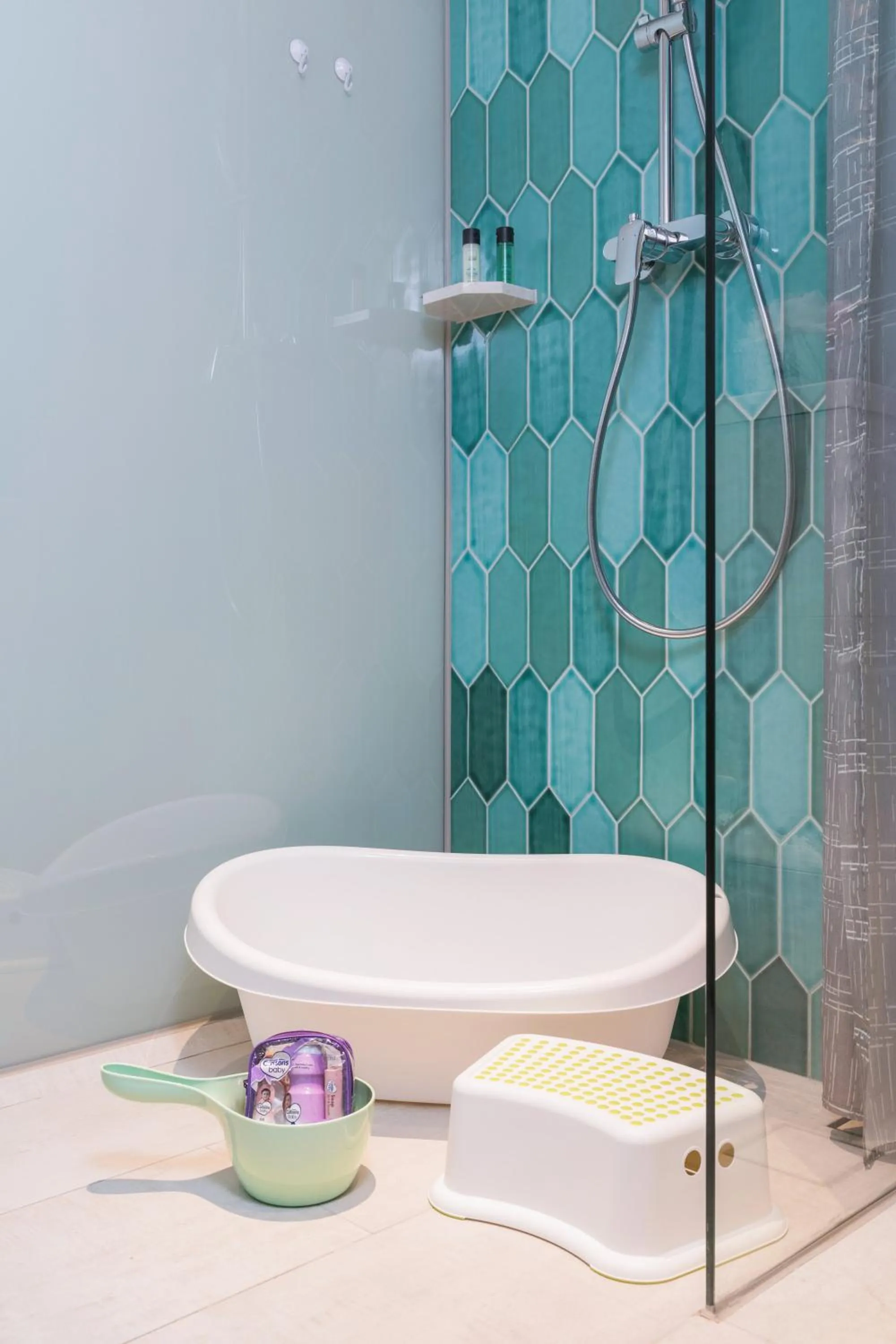 Shower in Village Hotel Sentosa by Far East Hospitality