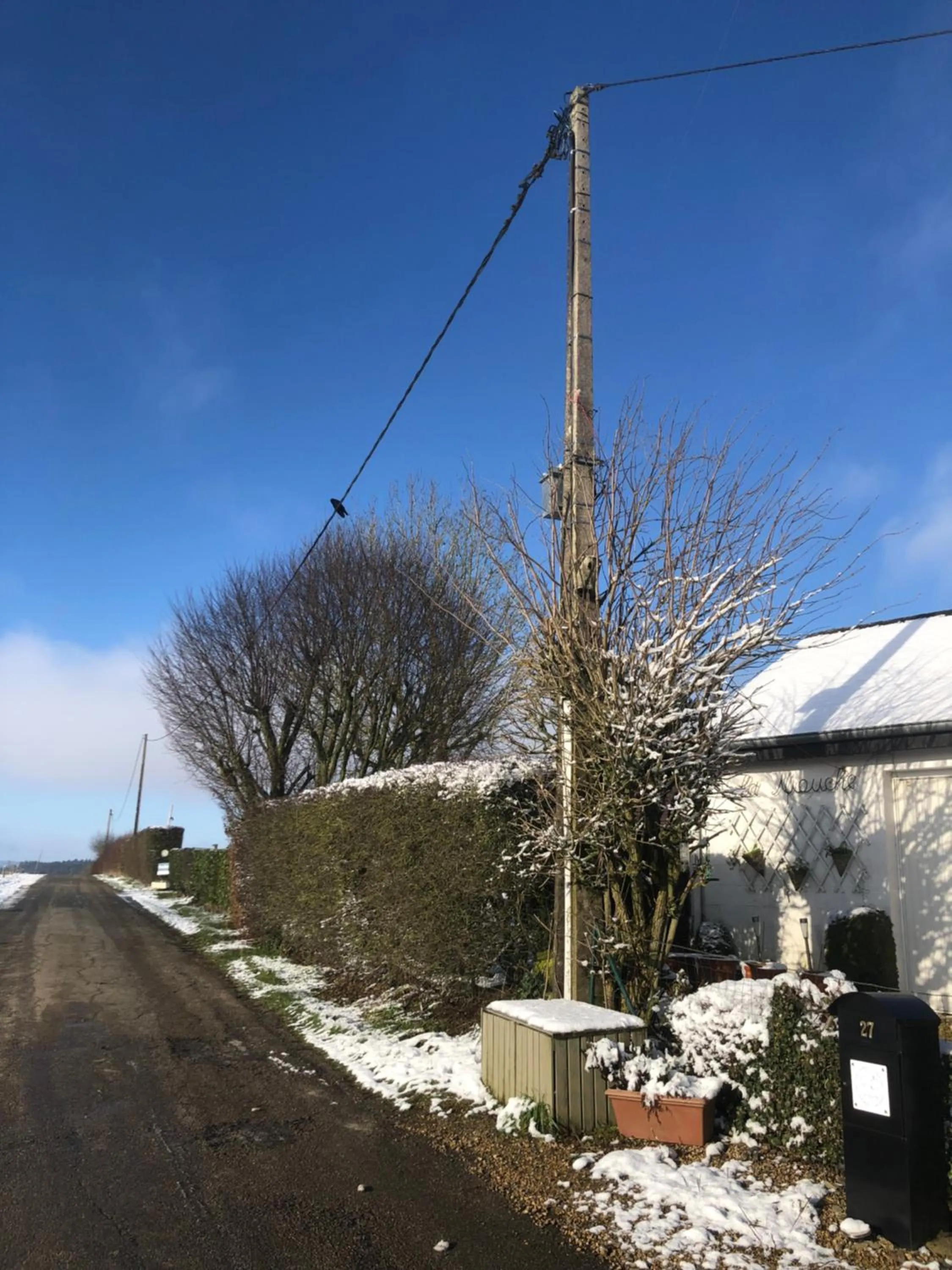 Natural landscape in B&B La Niouche