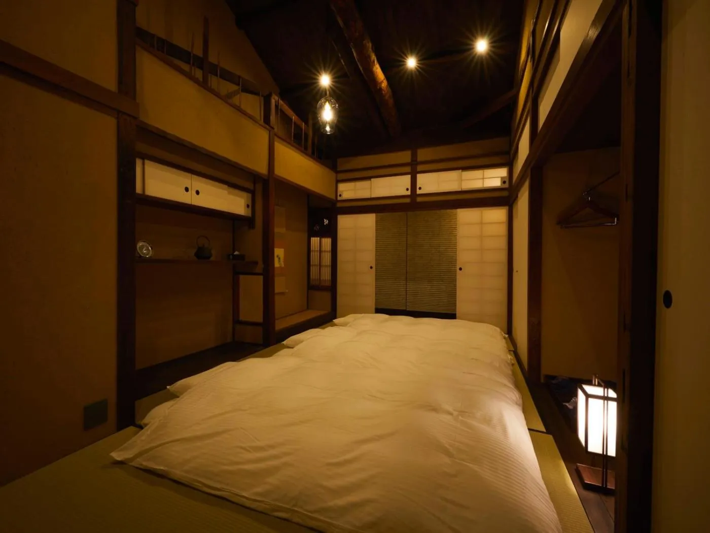 Photo of the whole room, Bed in Rinn Premium Nijo Castle North