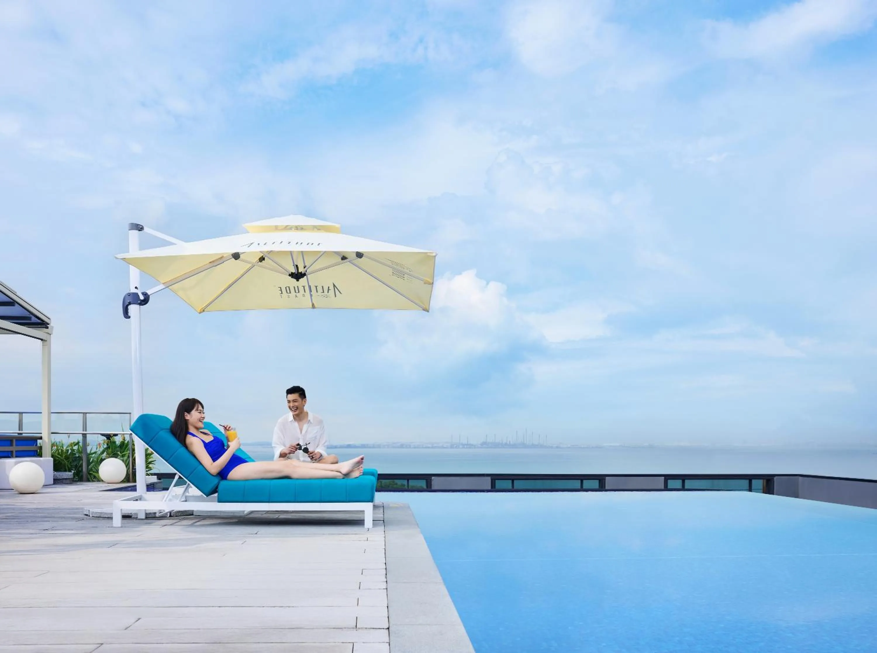Swimming pool in The Outpost Hotel Sentosa by Far East Hospitality