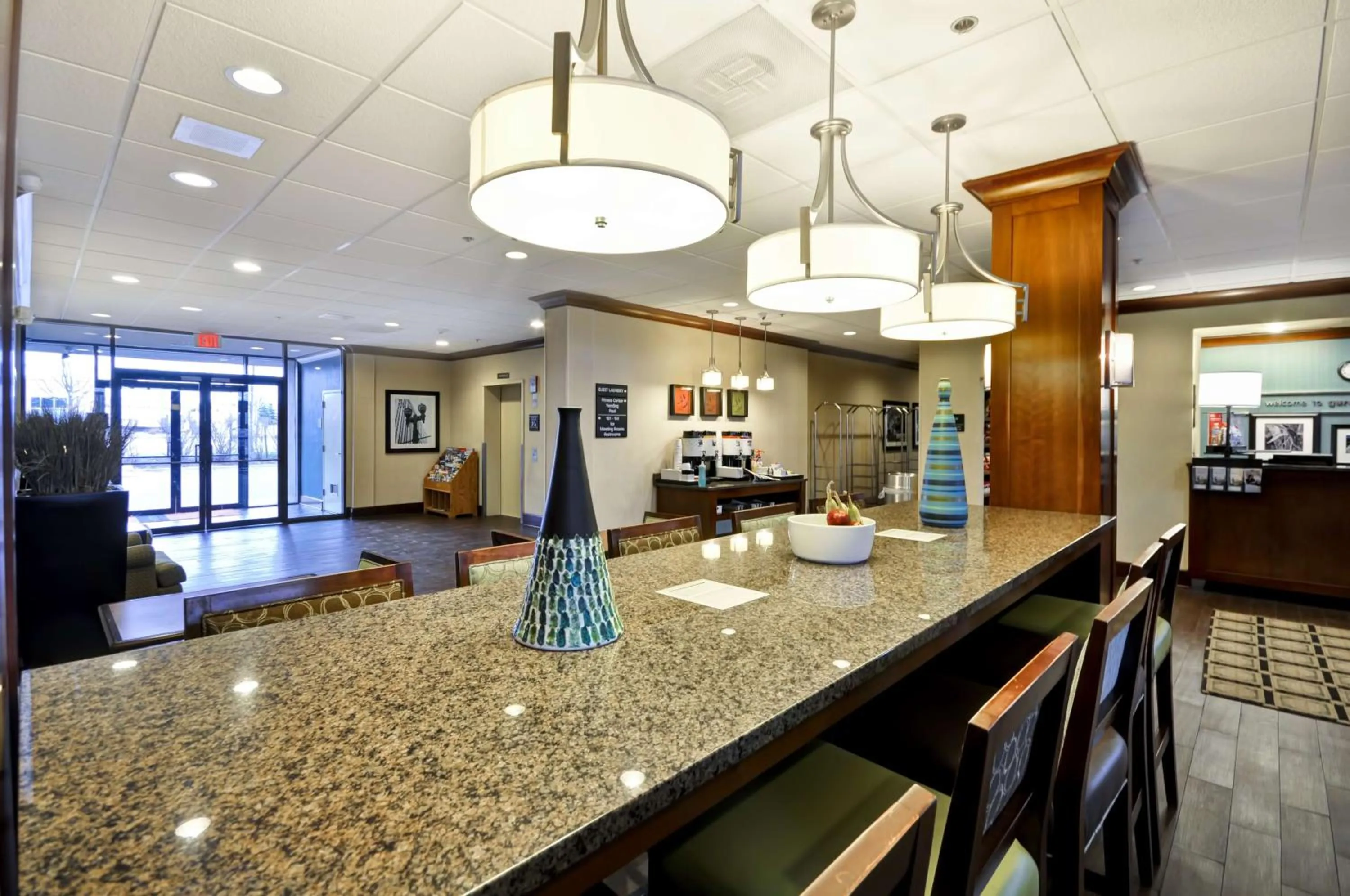 Lobby or reception in Hampton Inn Chicago-Gurnee