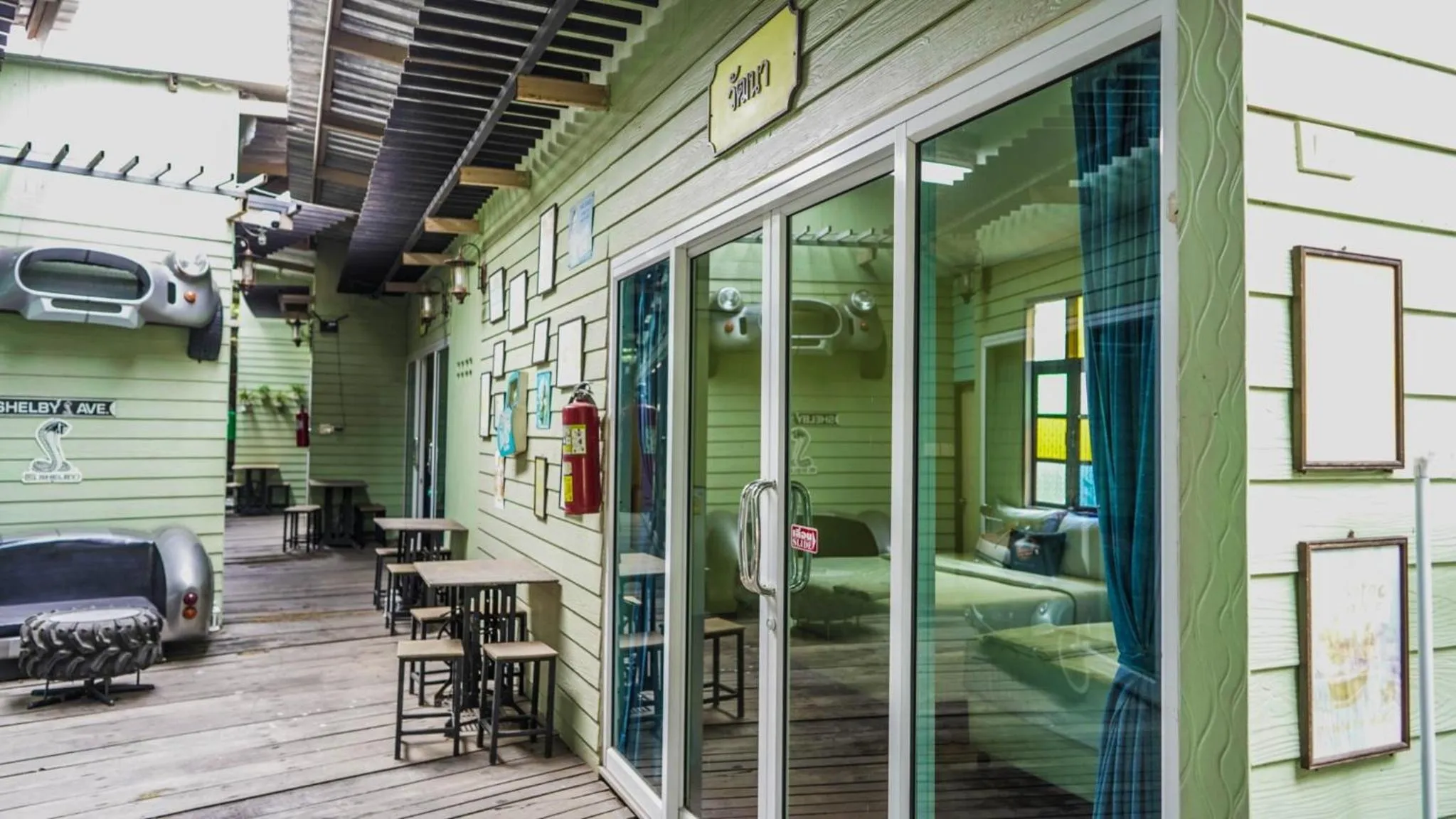 Balcony/Terrace in RoomQuest Amphawa Floating Market
