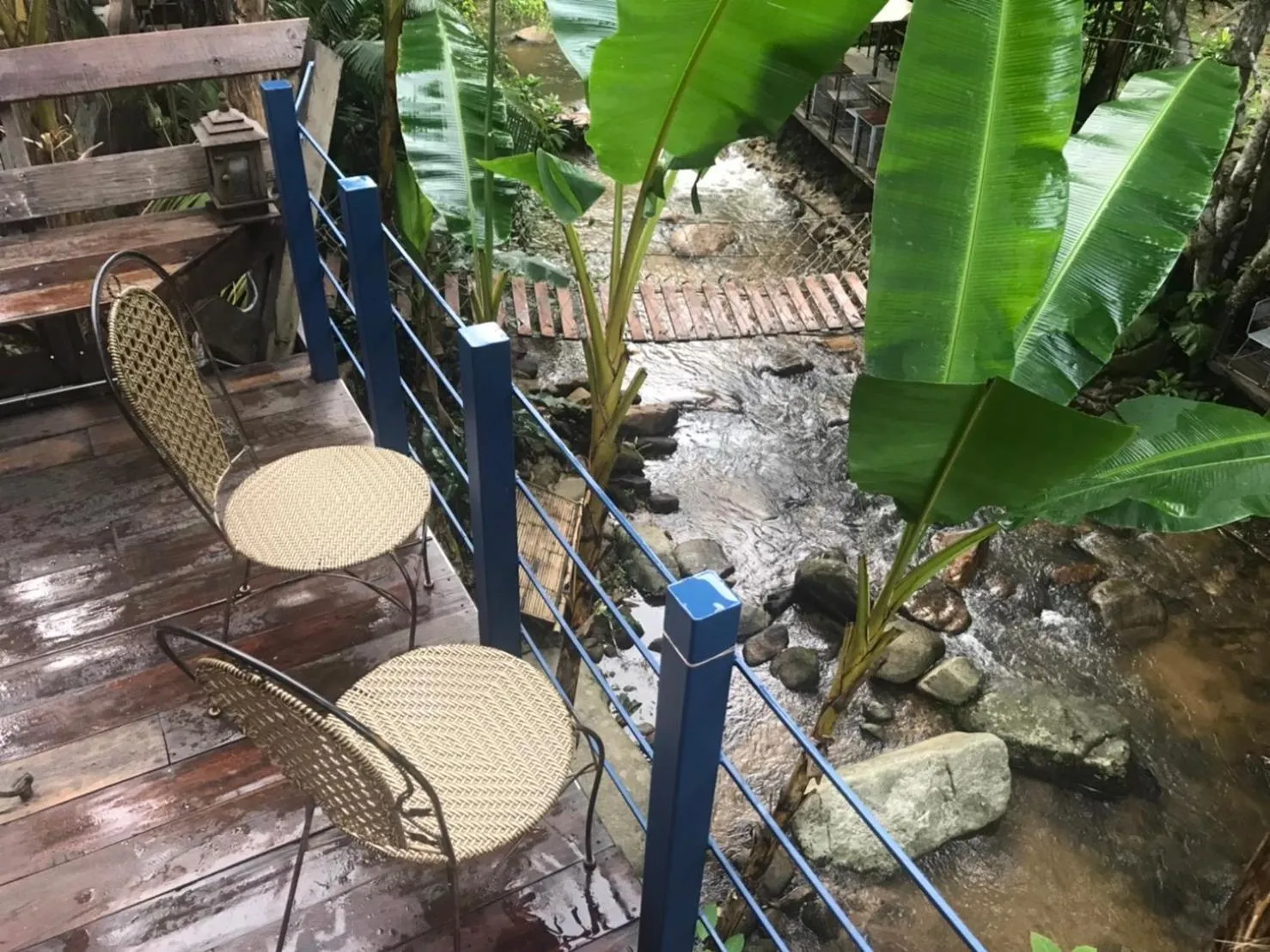 Balcony/Terrace in Voraman Hut