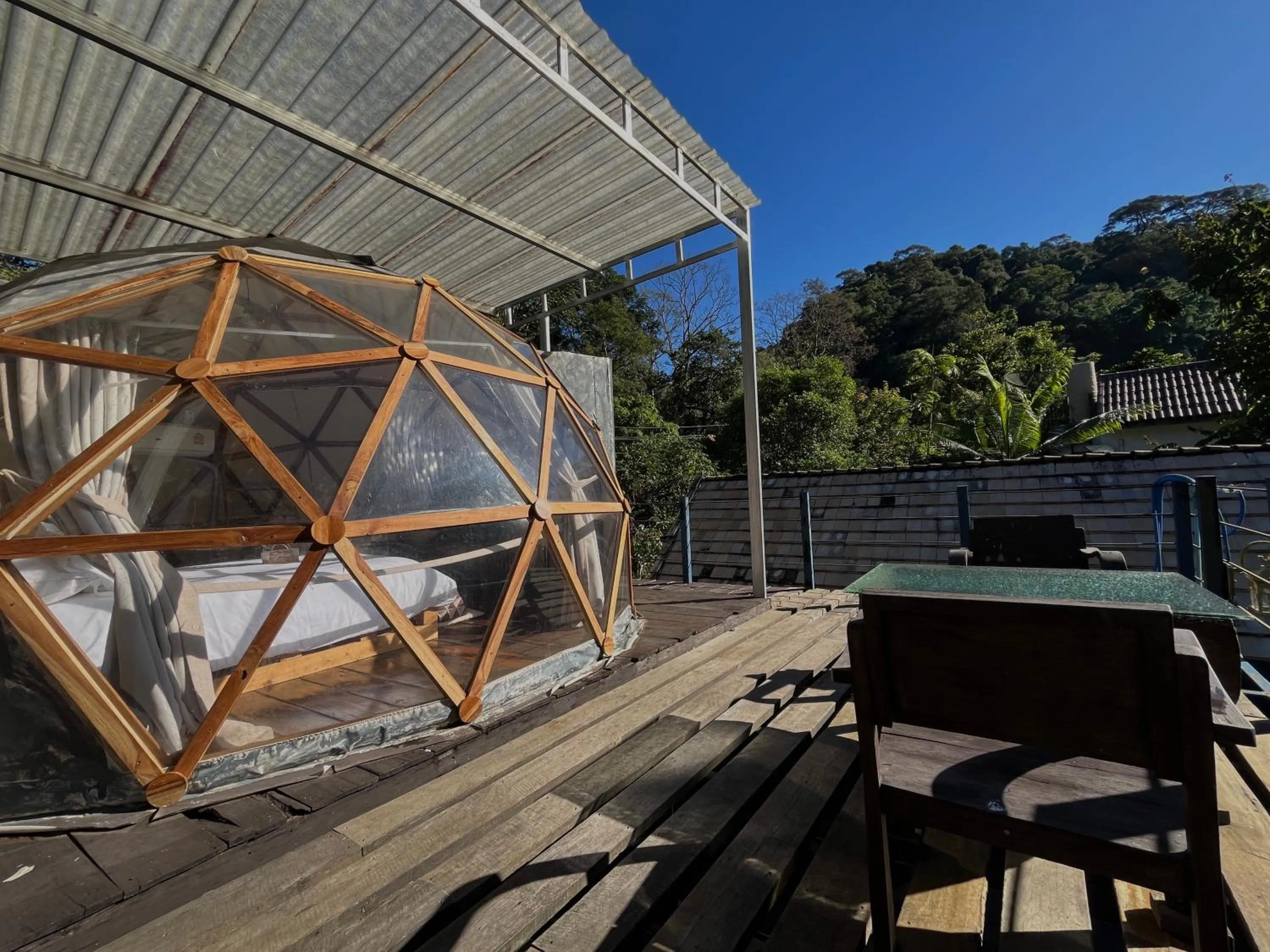 Balcony/Terrace in Voraman Hut
