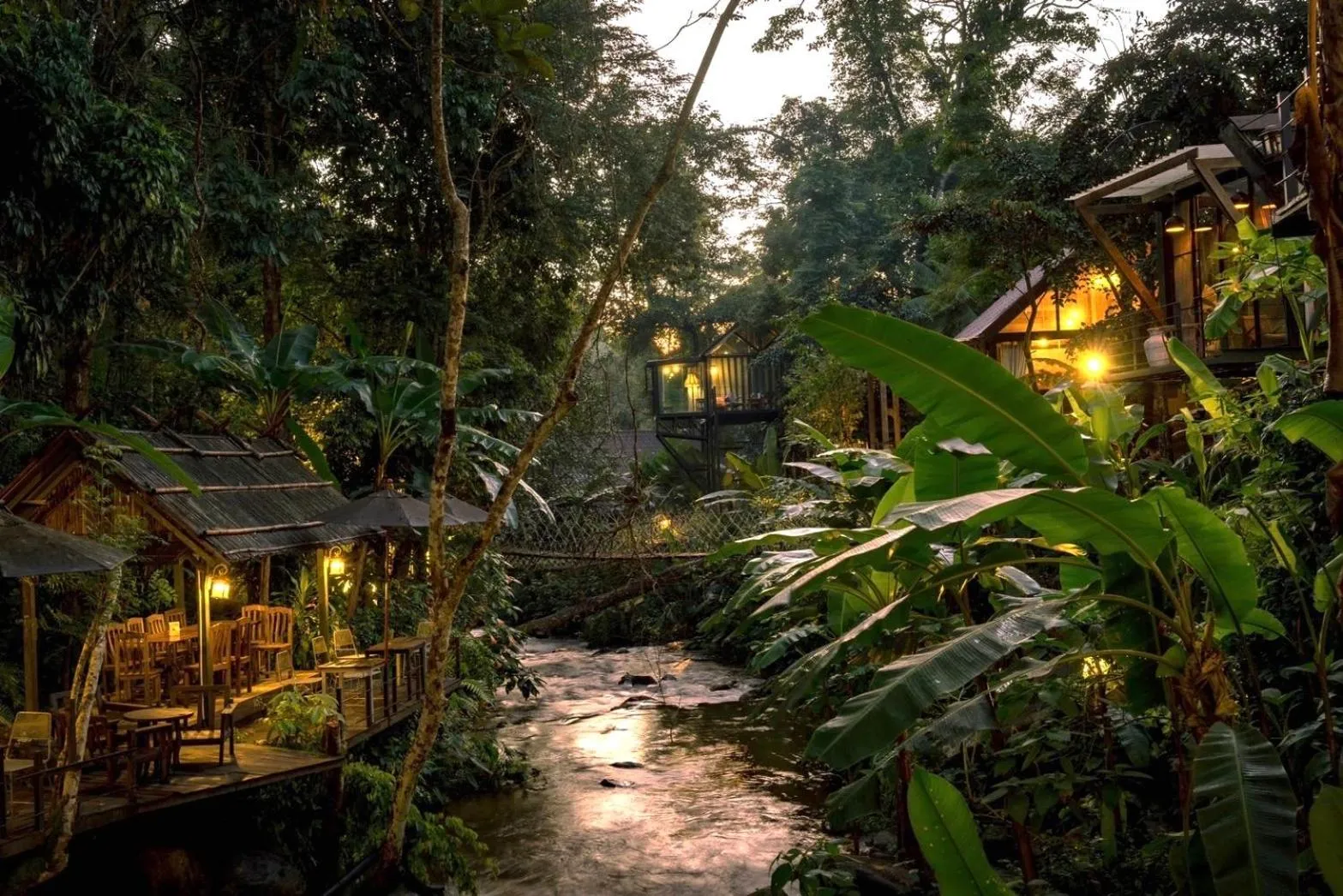 Garden view in Voraman Hut