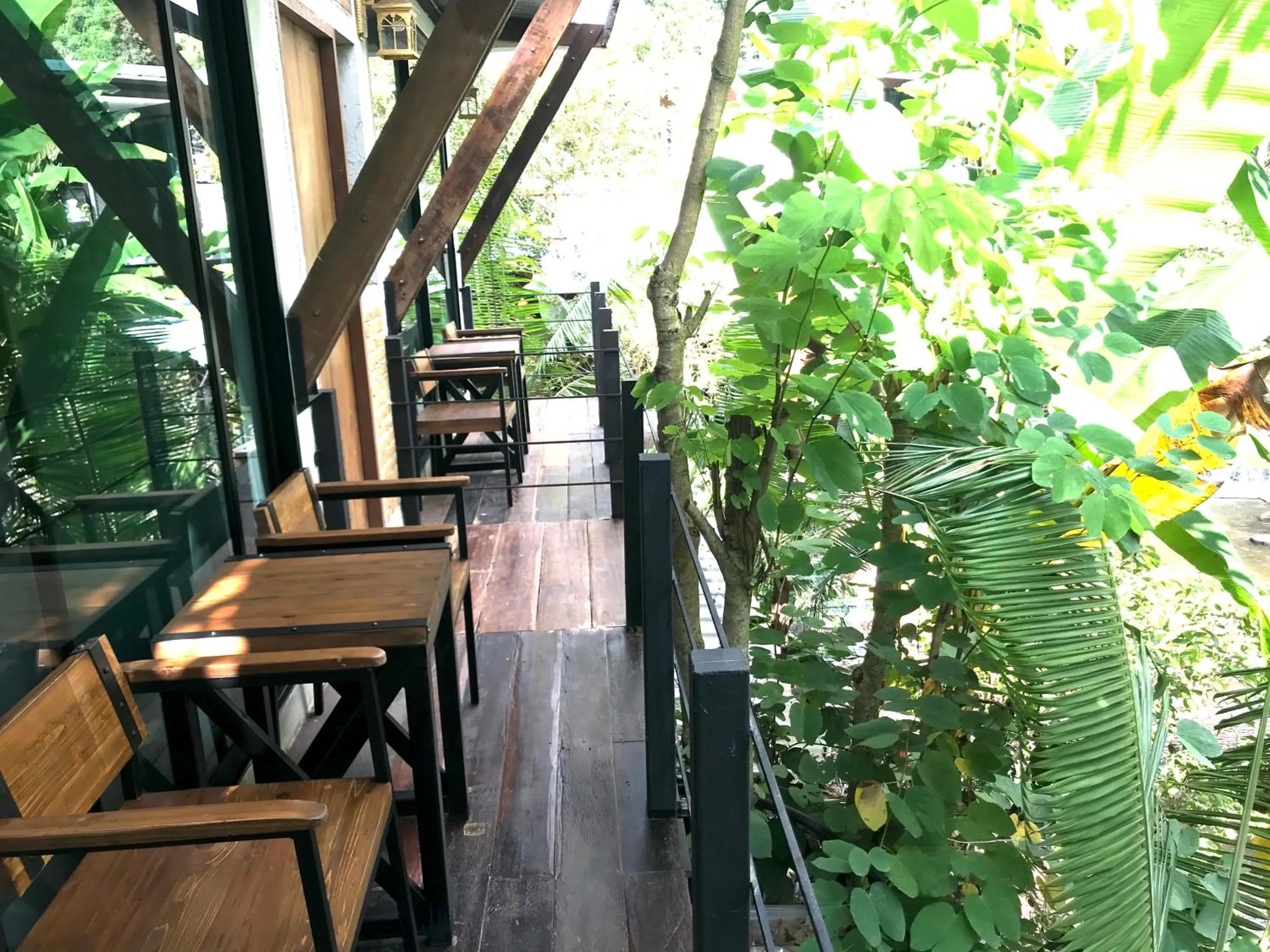 Balcony/Terrace in Voraman Hut