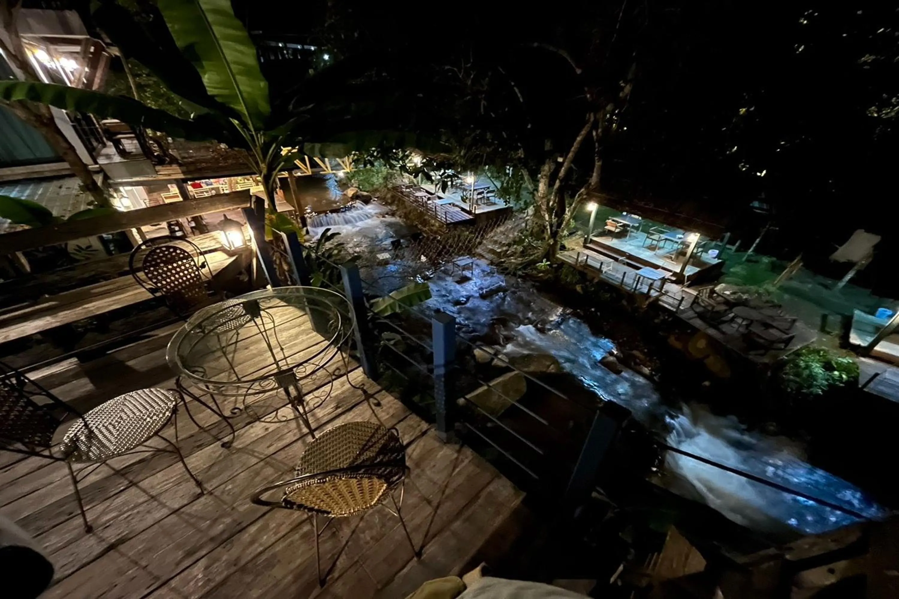 Balcony/Terrace in Voraman Hut