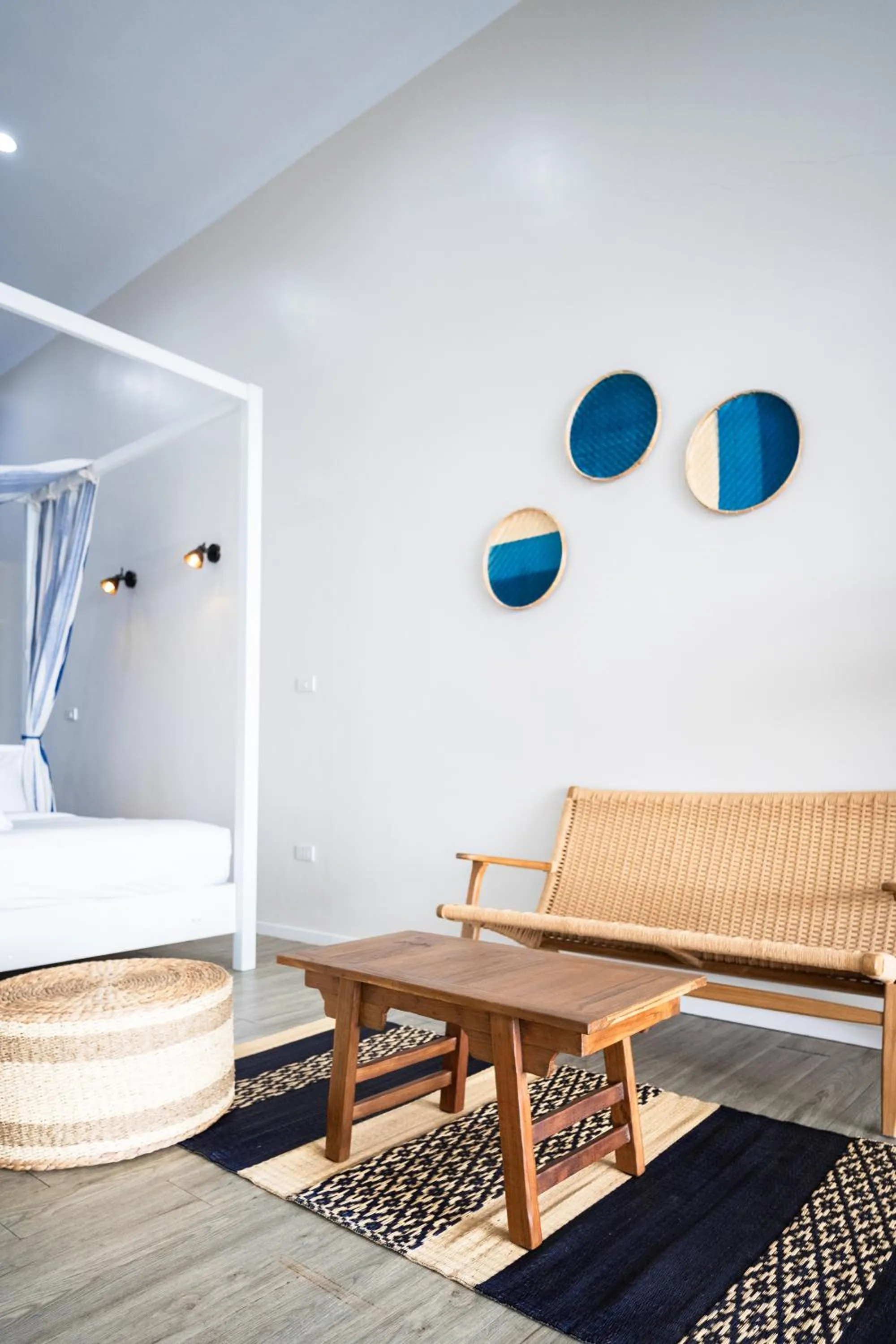 Bed in Baan Jai Dee Beach Front Hotel