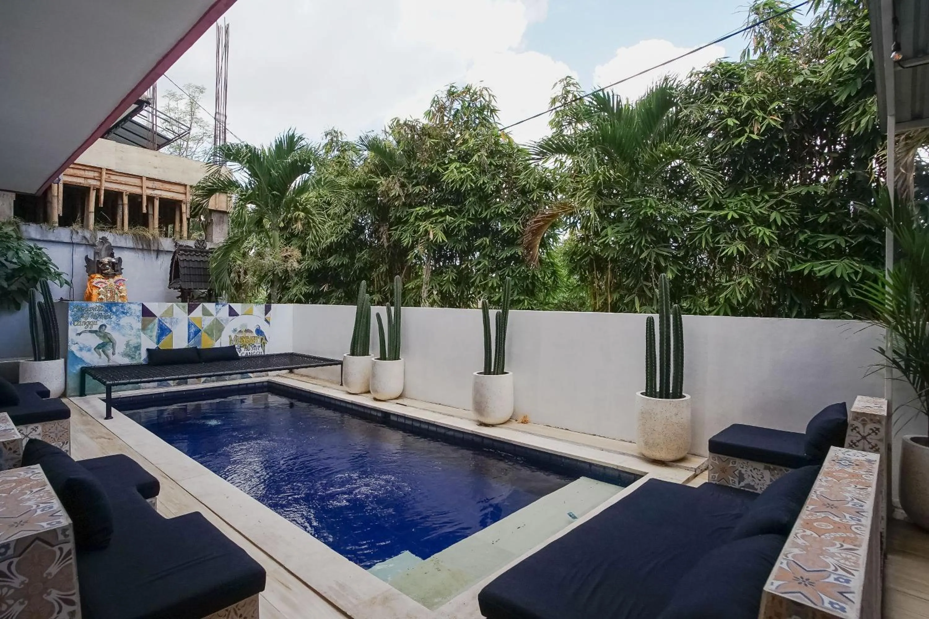 Swimming pool in Margarita Surf Hostel Canggu