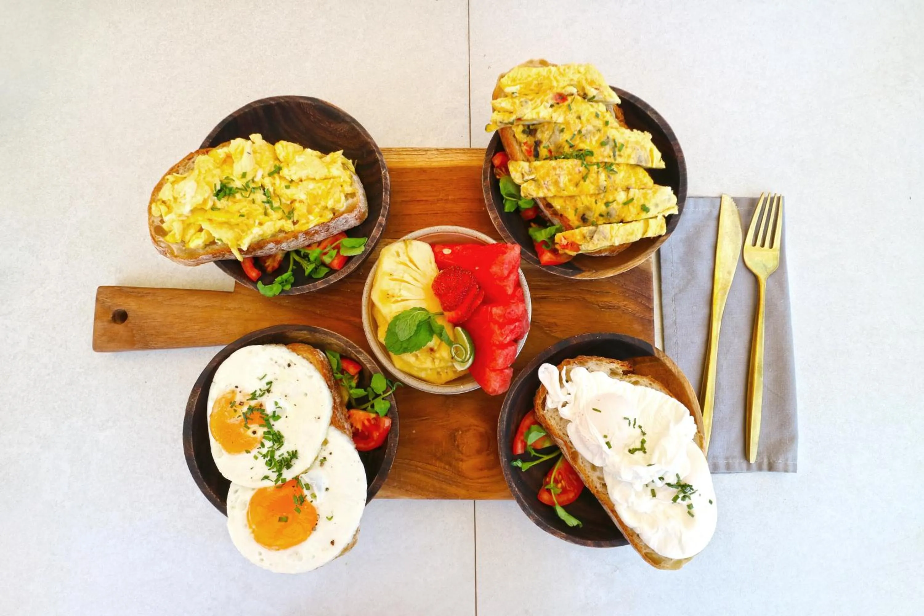 Breakfast in Margarita Surf Hostel Canggu