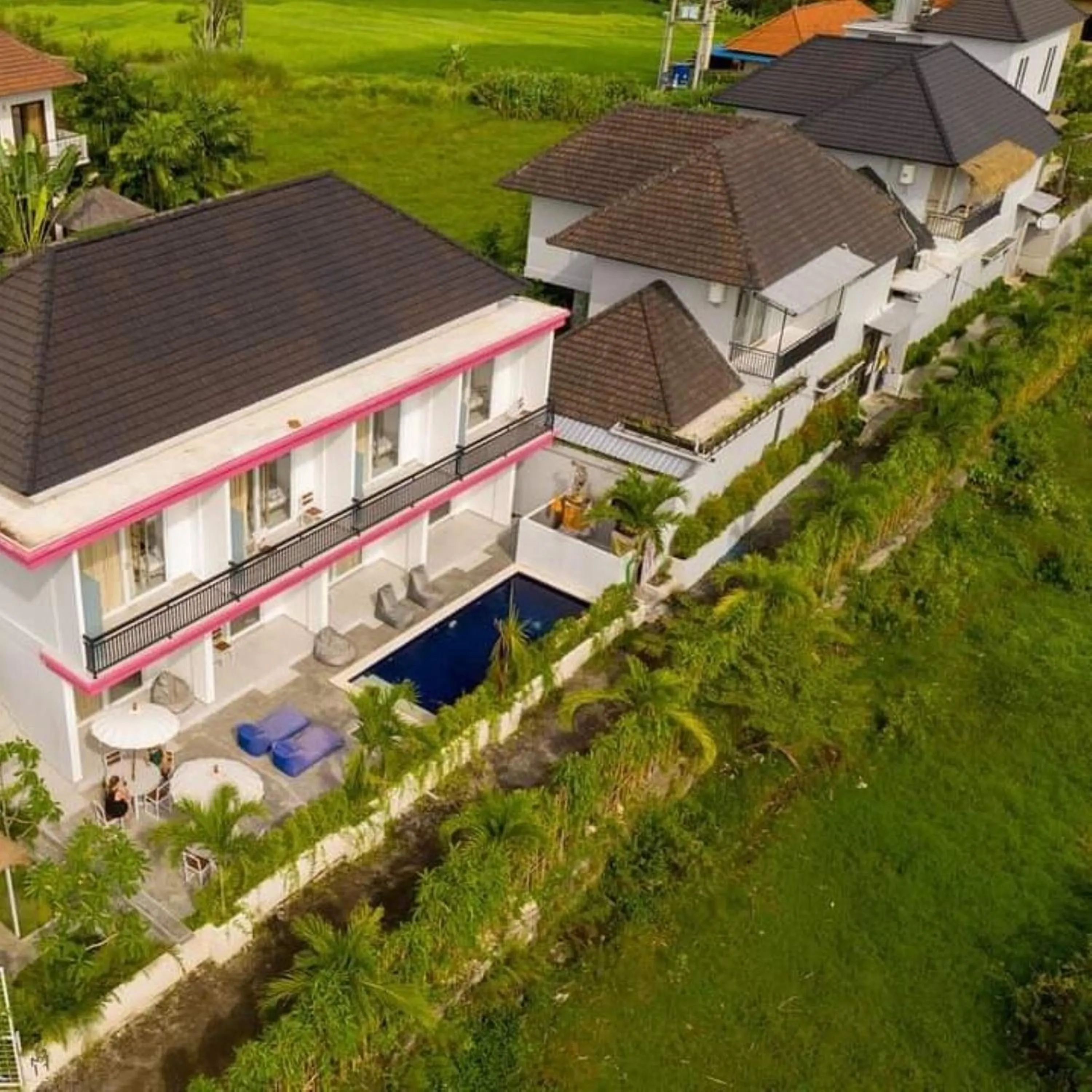 Property building in Margarita Surf Hostel Canggu