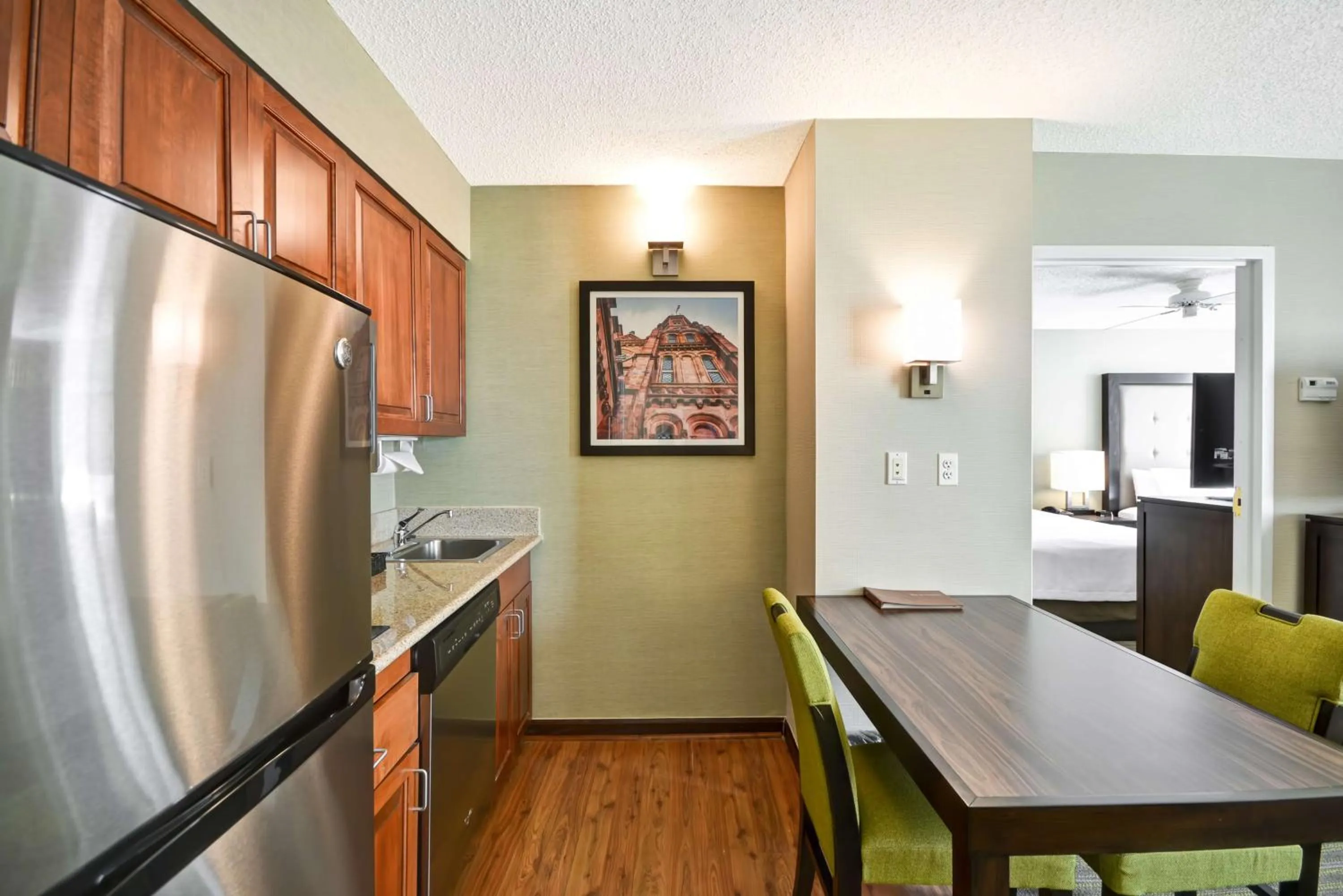 Kitchen or kitchenette in Homewood Suites Dulles-International Airport