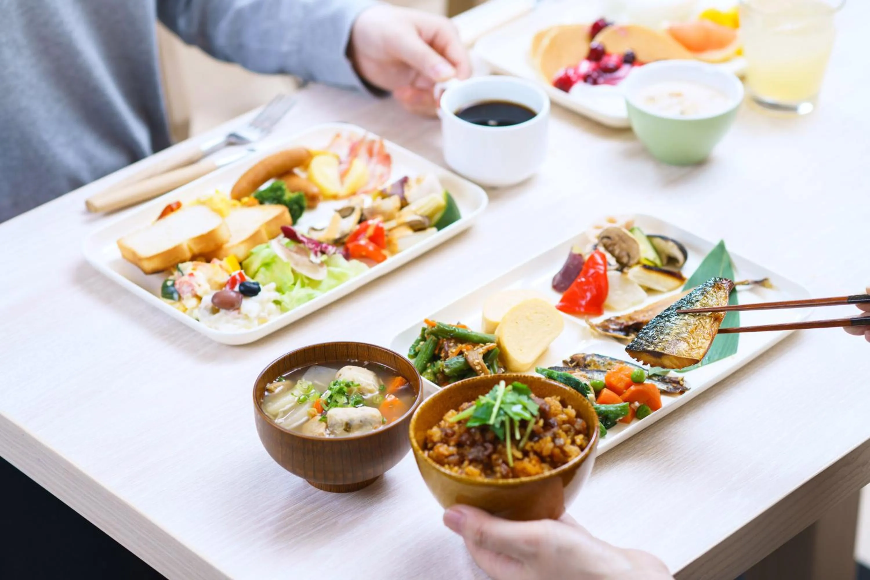 Breakfast in Vessel Inn Chiba Ekimae